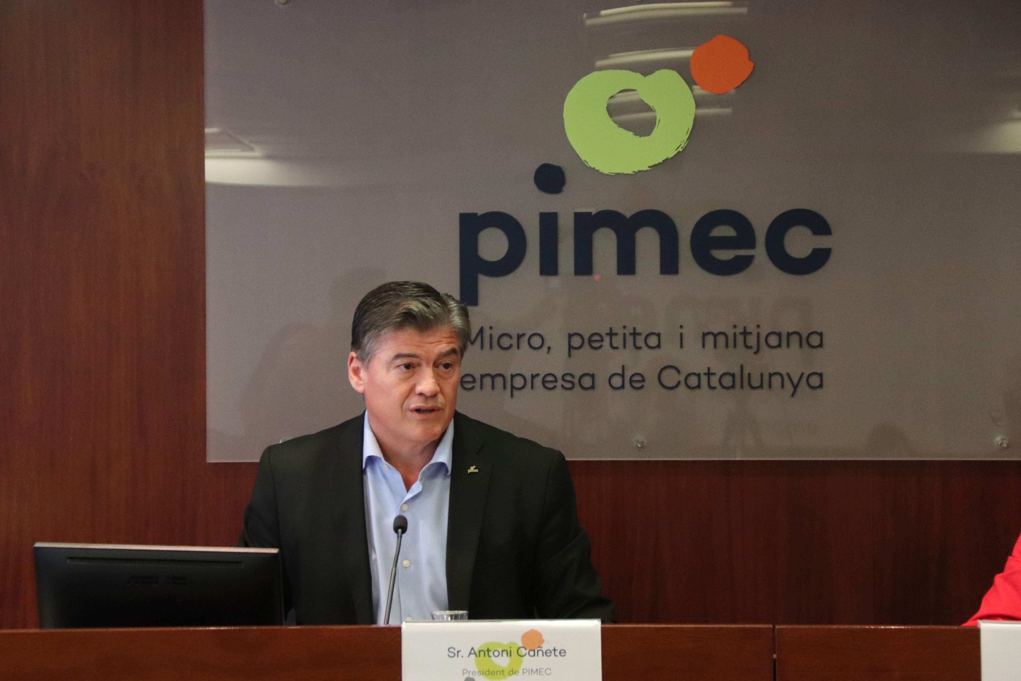 El presidente de Pimec, Antoni Cañete / ACN