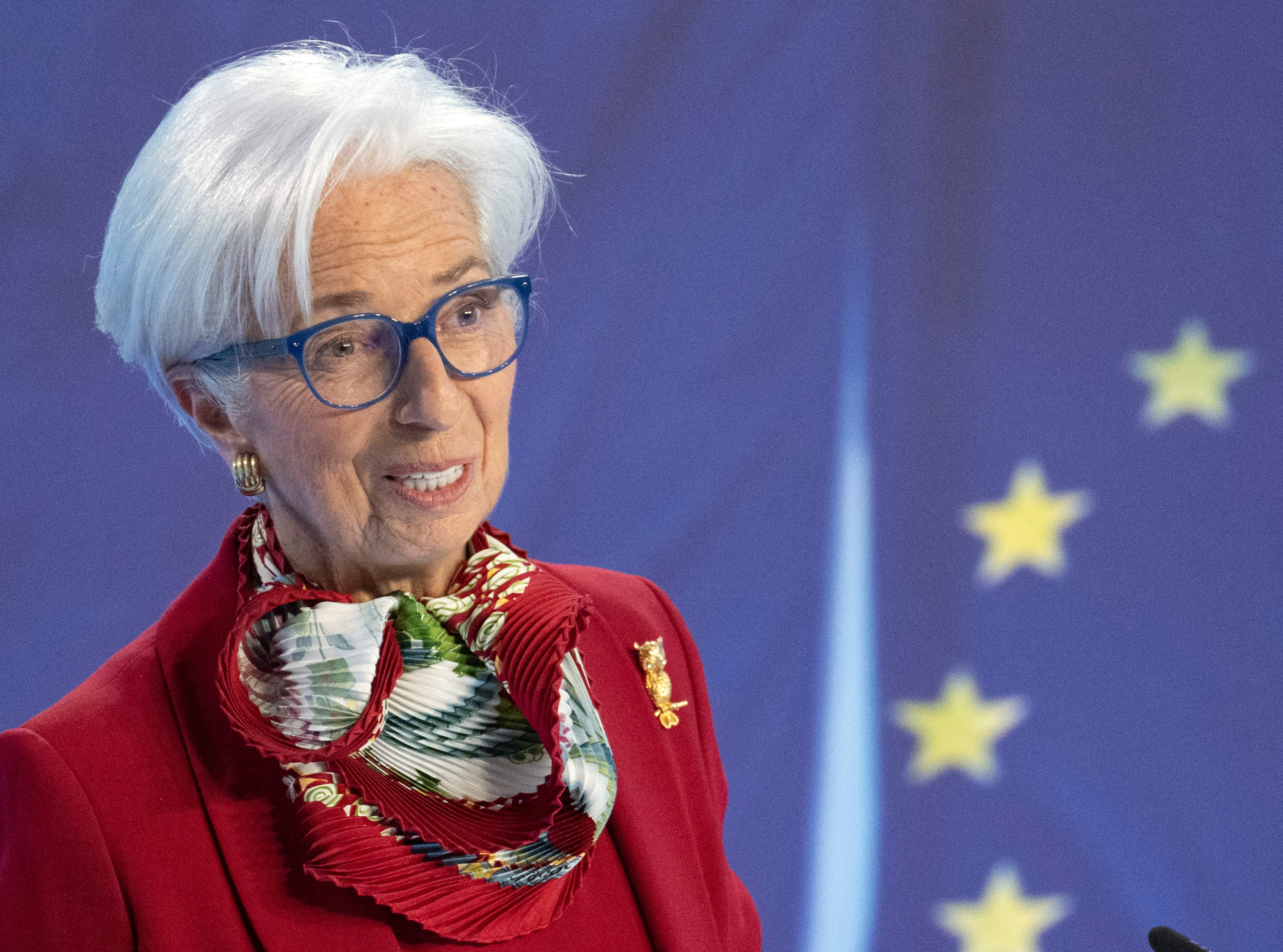 Lagarde s'apuja el sou: això és el que cobra la persona que decideix el que pagues d'hipoteca