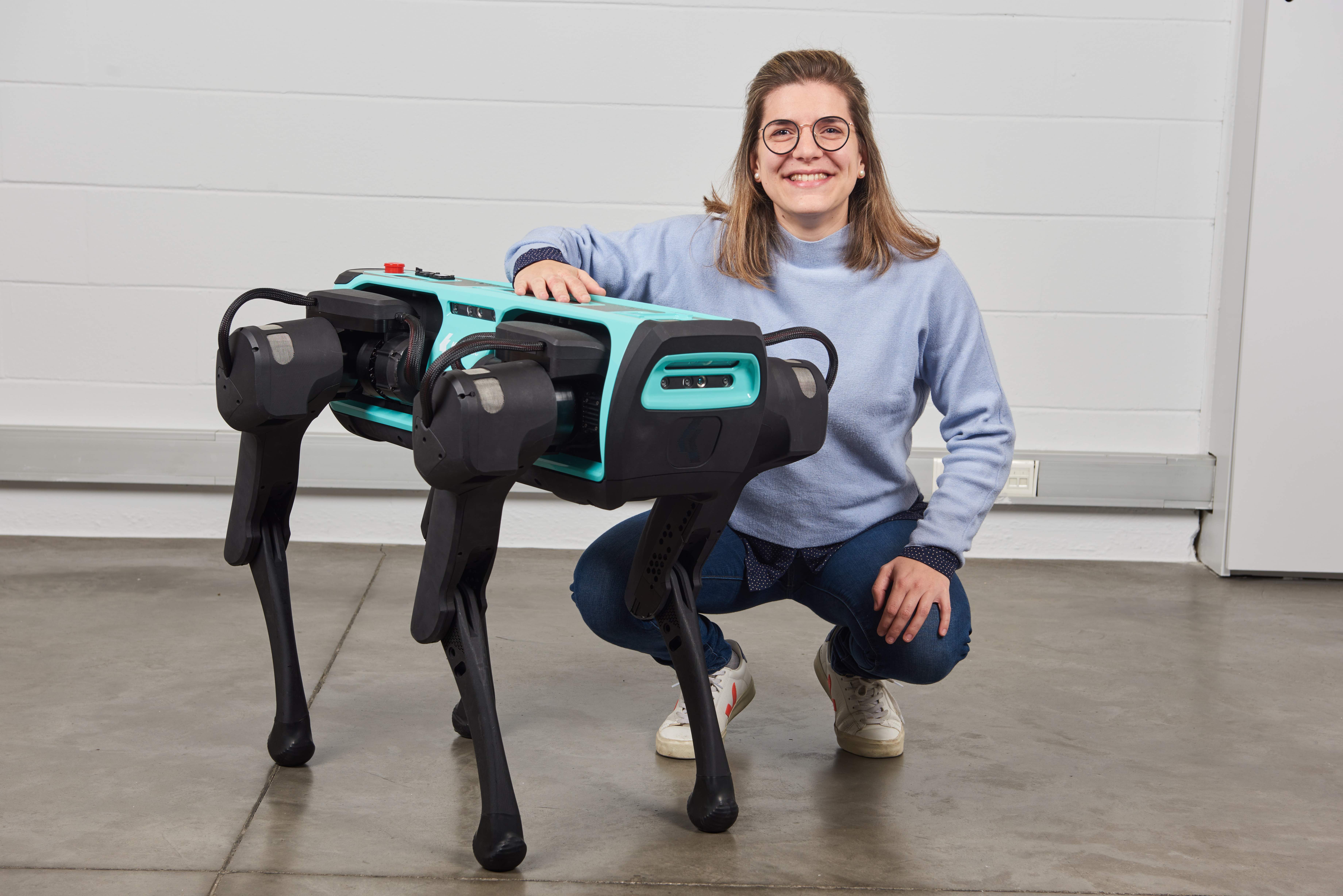 El perro-robot Keyper se paseará por todo el mundo en busca de nuevos clientes