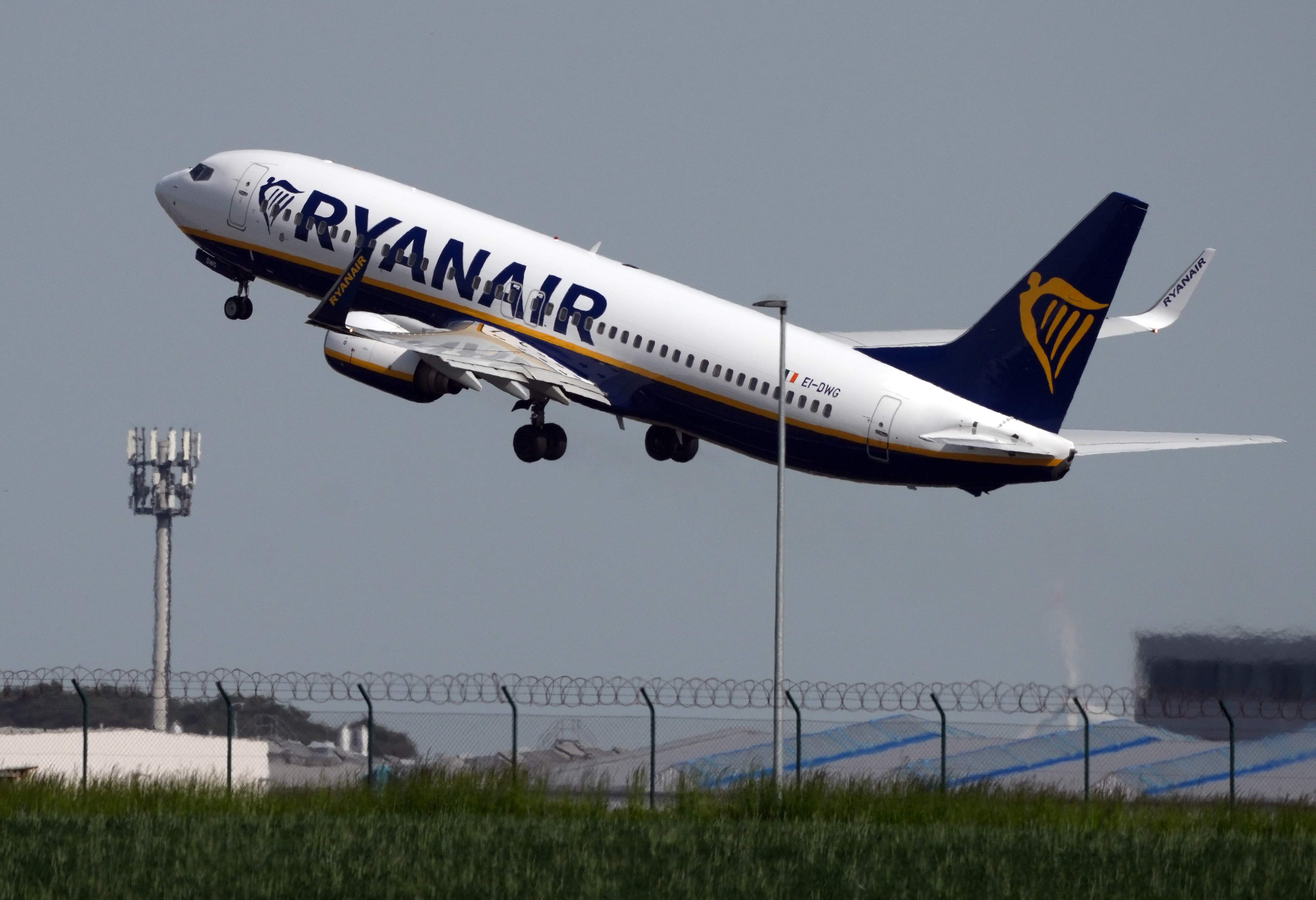 Un avión de Ryanair