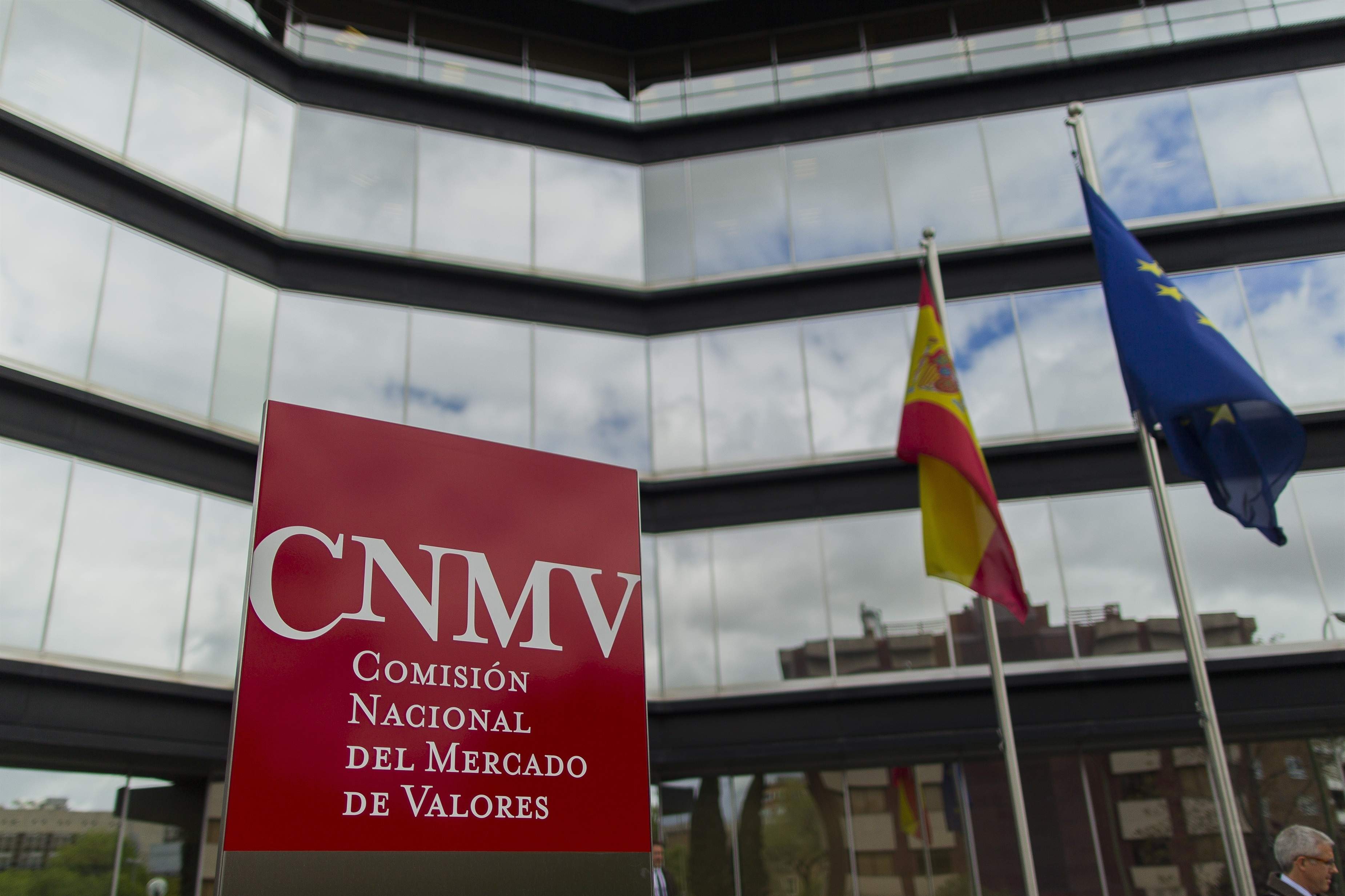 Fachada de la CNMV en Madrid