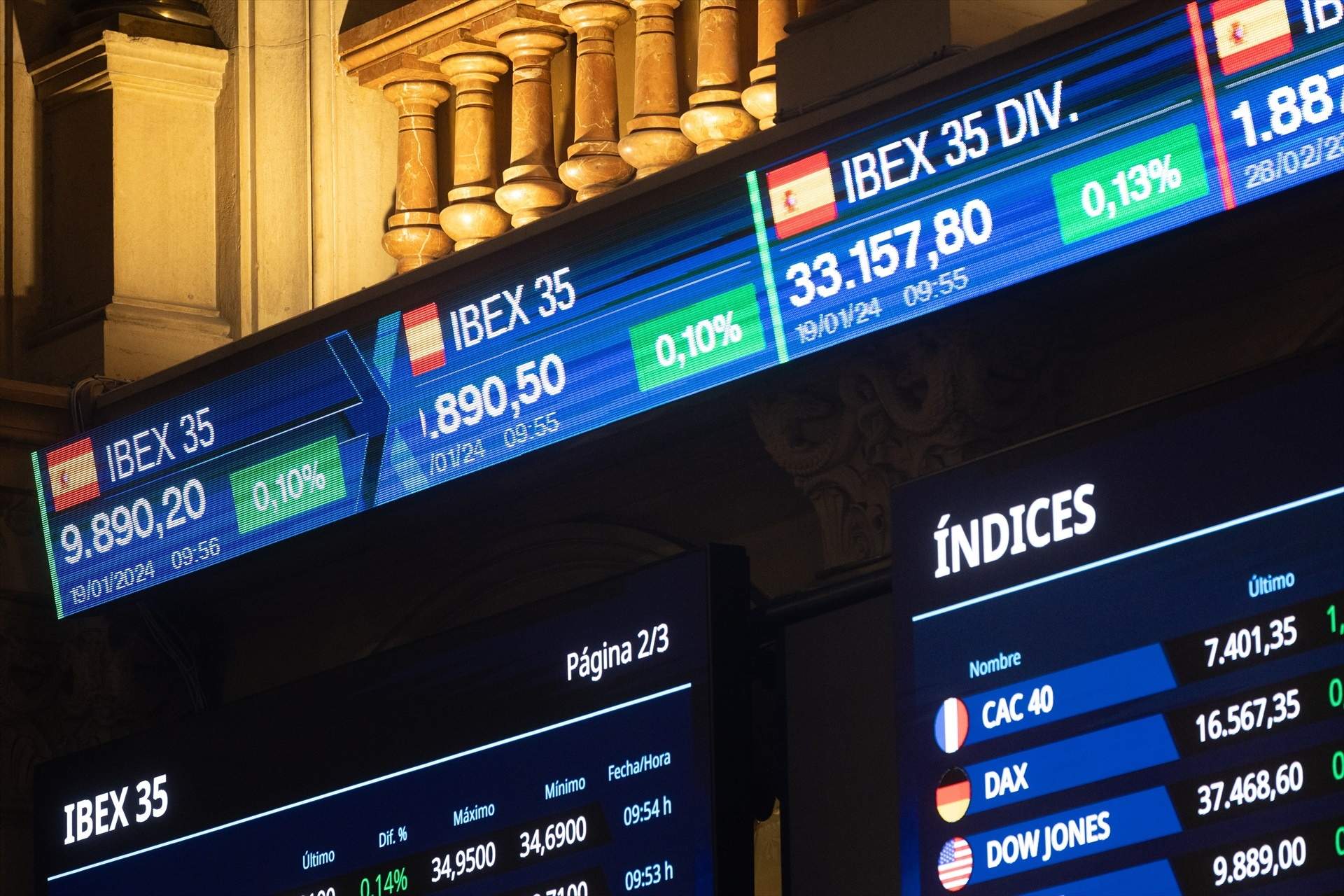 El IBEX 35 mantiene los 11.000 puntos en la apertura, antes del parón de la Semana Santa