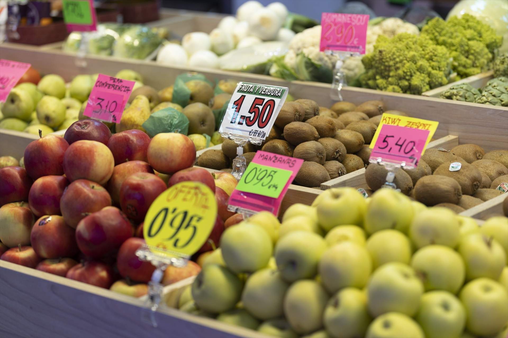 El preu dels aliments va pujar un 325% del camp a la taula al març