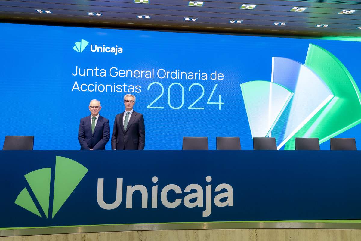 El nuevo presidente y el CEO de Unicaja