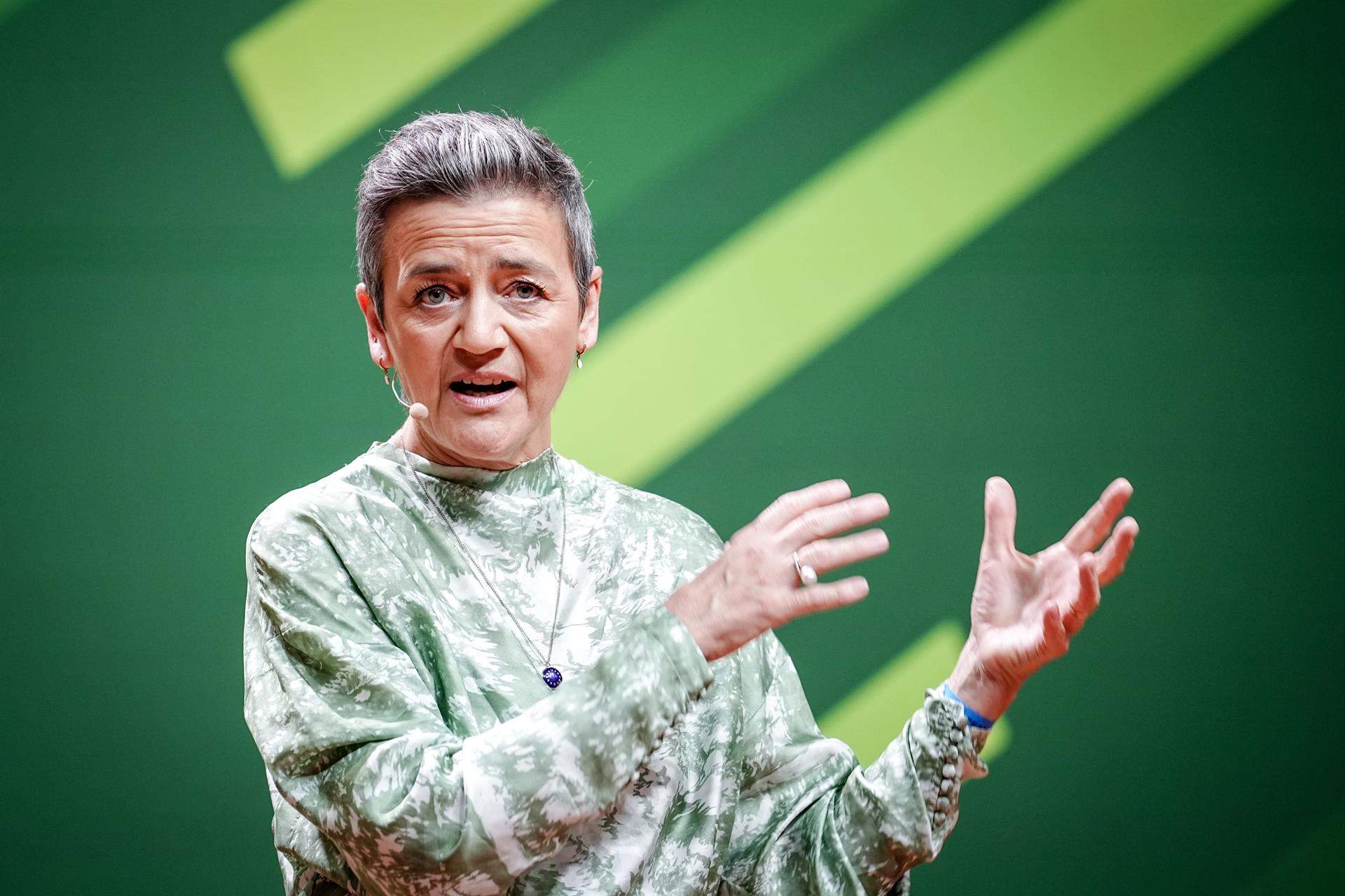 Margrethe Vestager, responsable de Competencia de la UE / EP