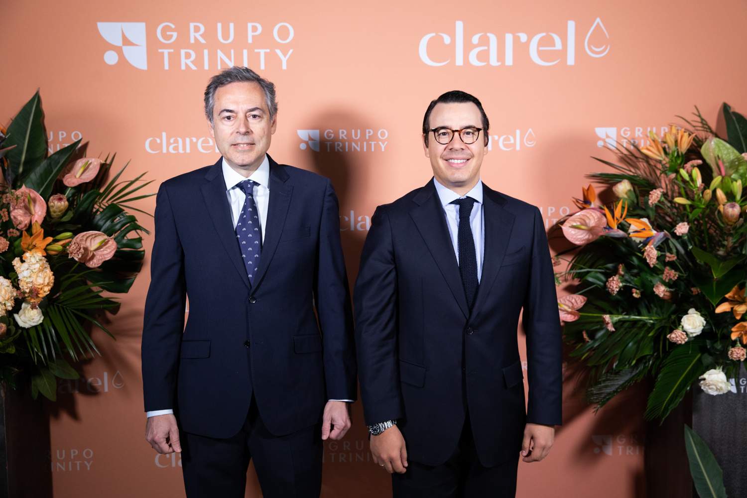 El CEO de Clarel, José María Jiménez, y CEO de Grupo Trinity, Iván Trujillo