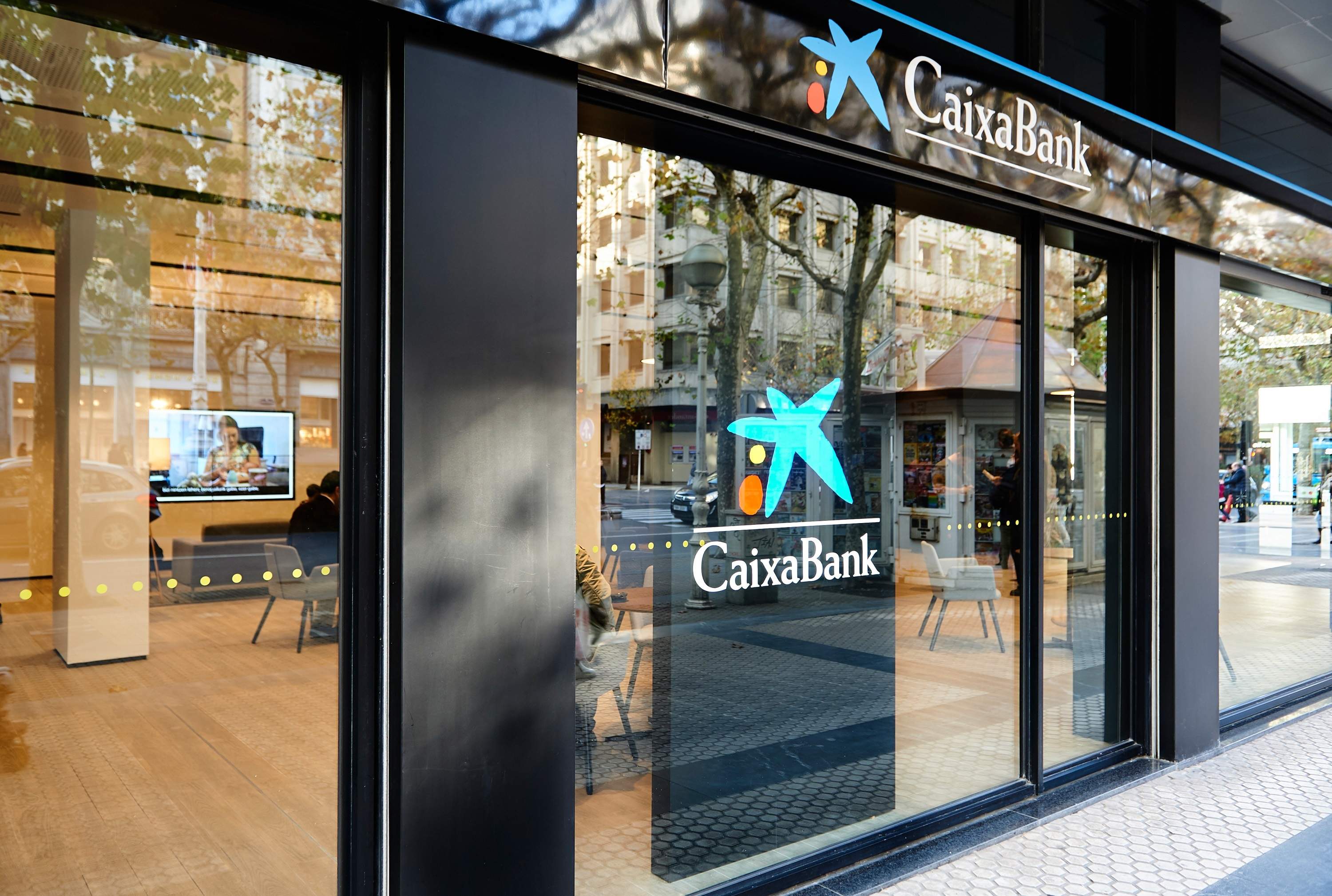 Una sucursal de CaixaBank