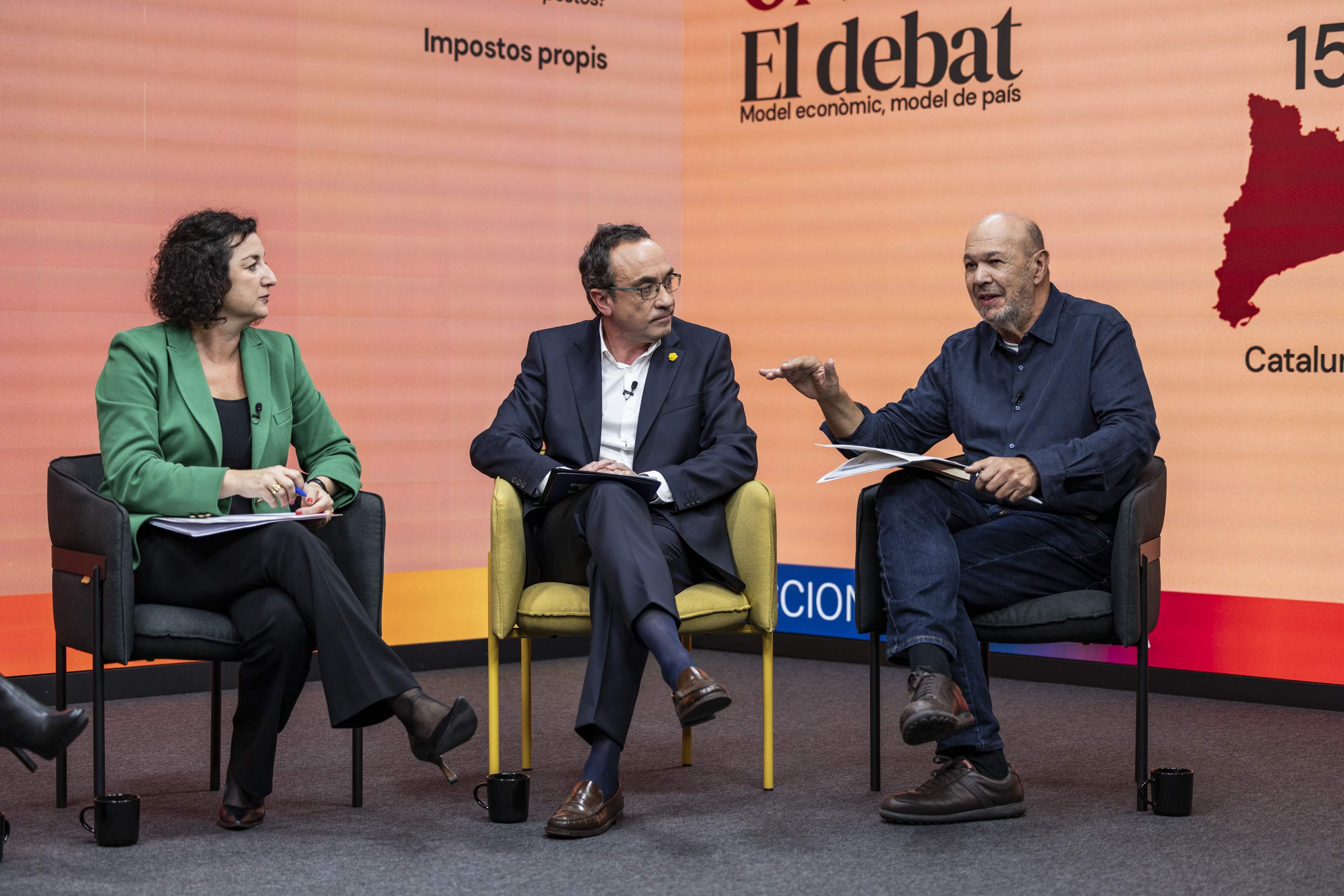  BLOC 1 Debat oneconomia rull gallego romero / Foto: Carlos Baglietto