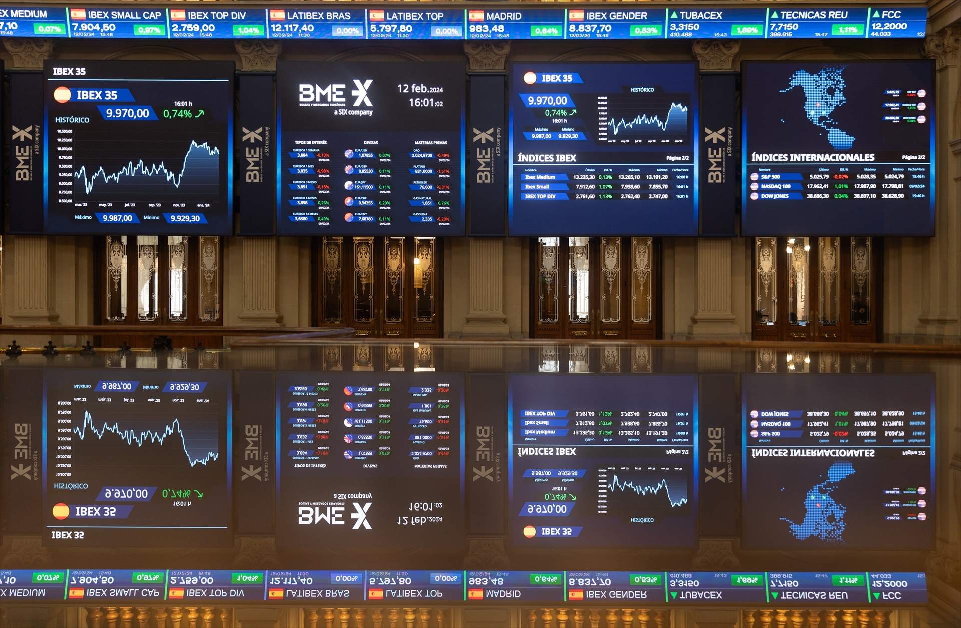L'IBEX 35 firma la seva pitjor setmana des d'agost amb una caiguda del 2,69% llastat per la banca