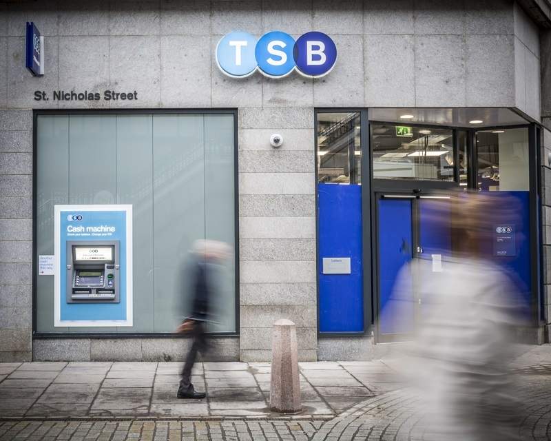 Una oficina de TSB en Reino Unido