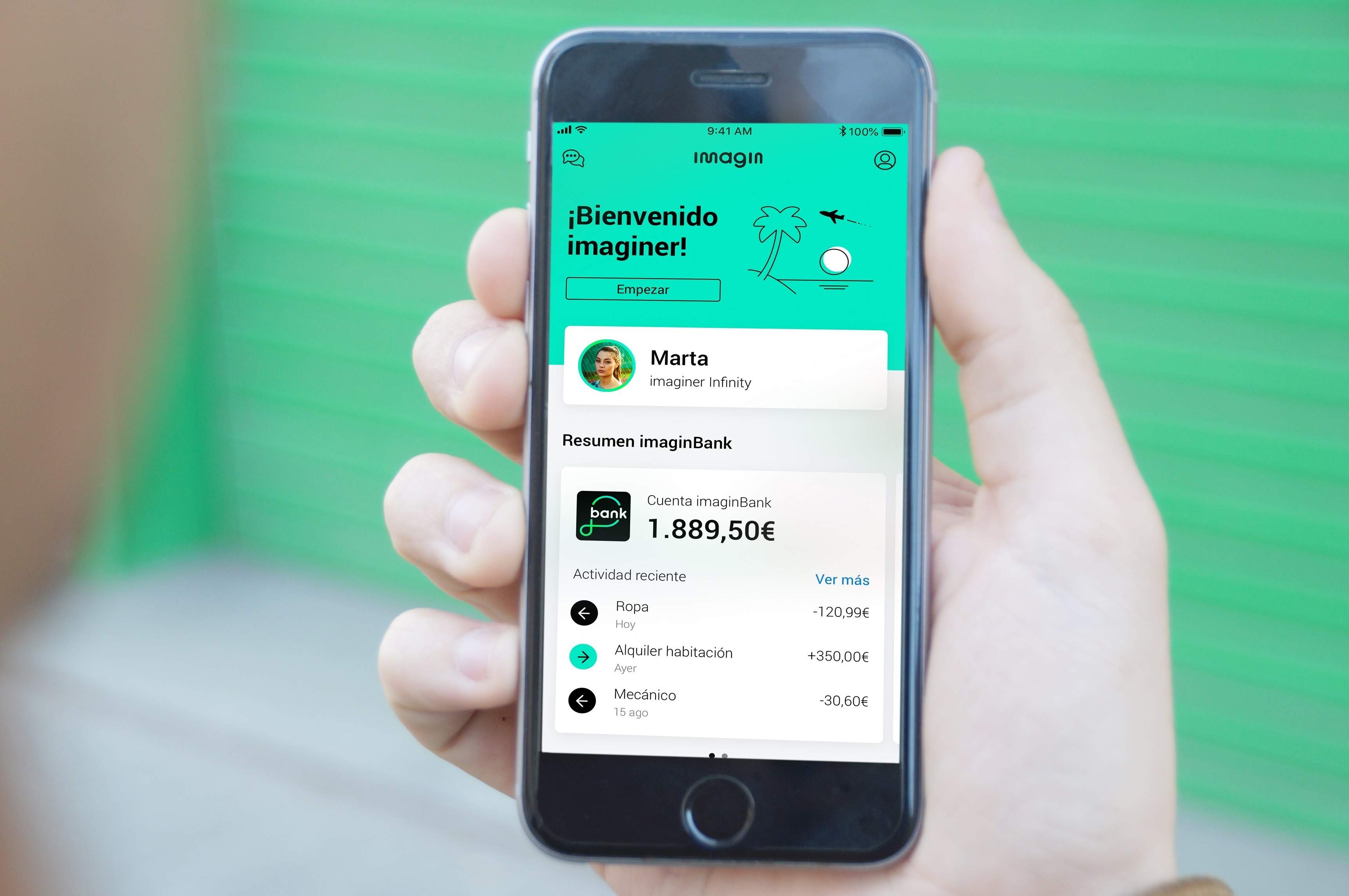 Imagin (CaixaBank) puja l'aposta i ofereix 500 euros als nous clients
