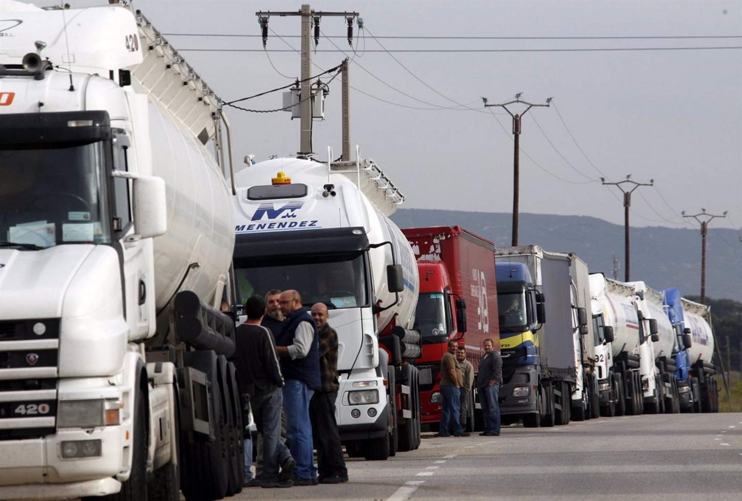 camioneros europa press