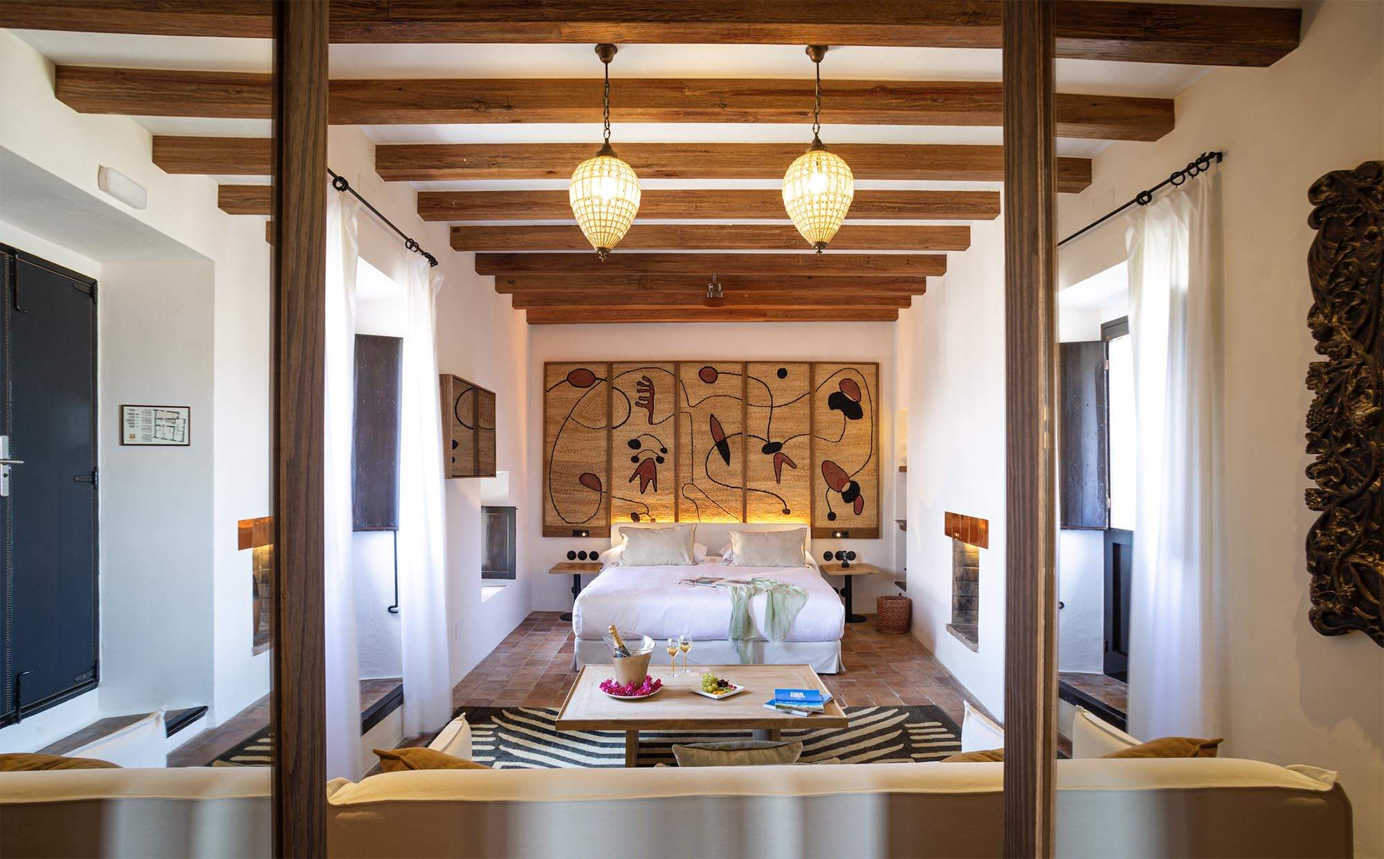 Habitació de l'hotel Torre del Canónigo / Foto: Cedida