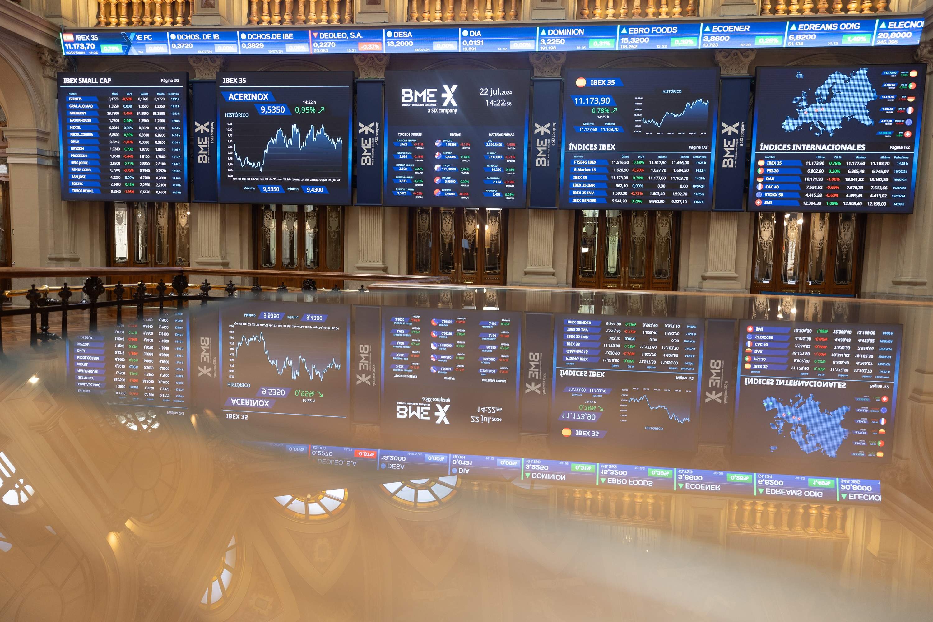 El IBEX 35 abre con subidas y toca los 11.350 puntos, con el foco puesto en Nvidia