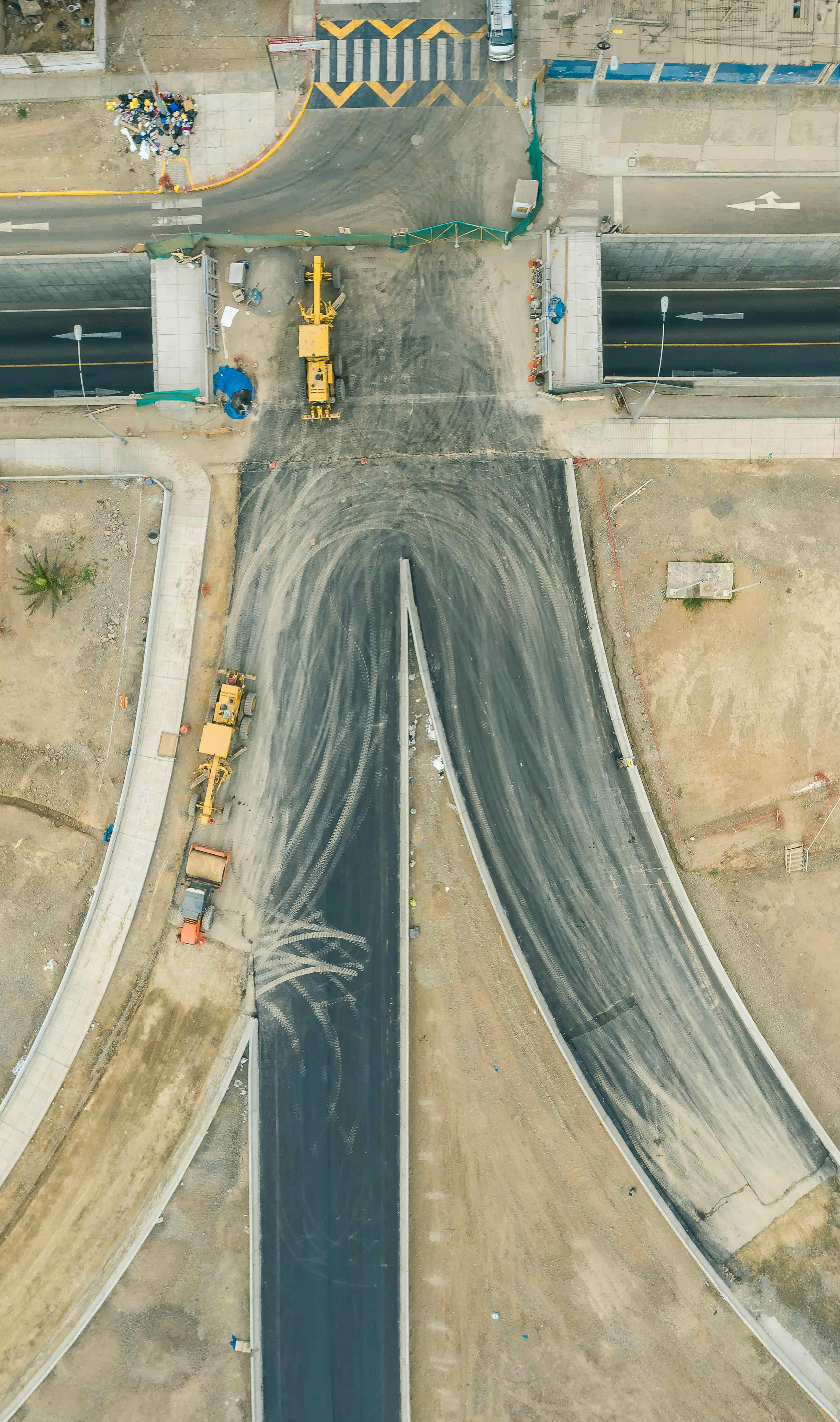 Construccion carretera. Pexels