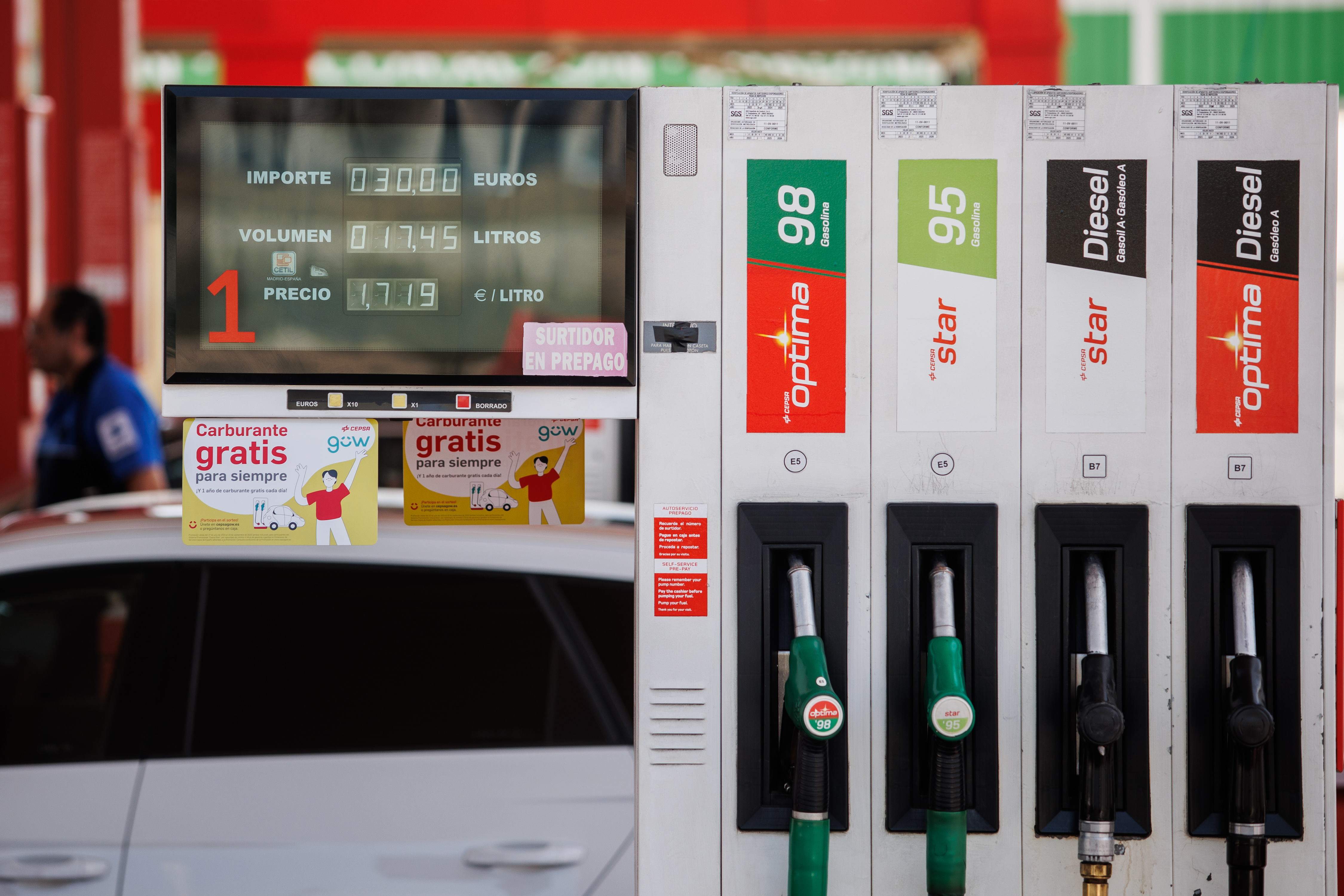 Estacion servicio, precios  EP