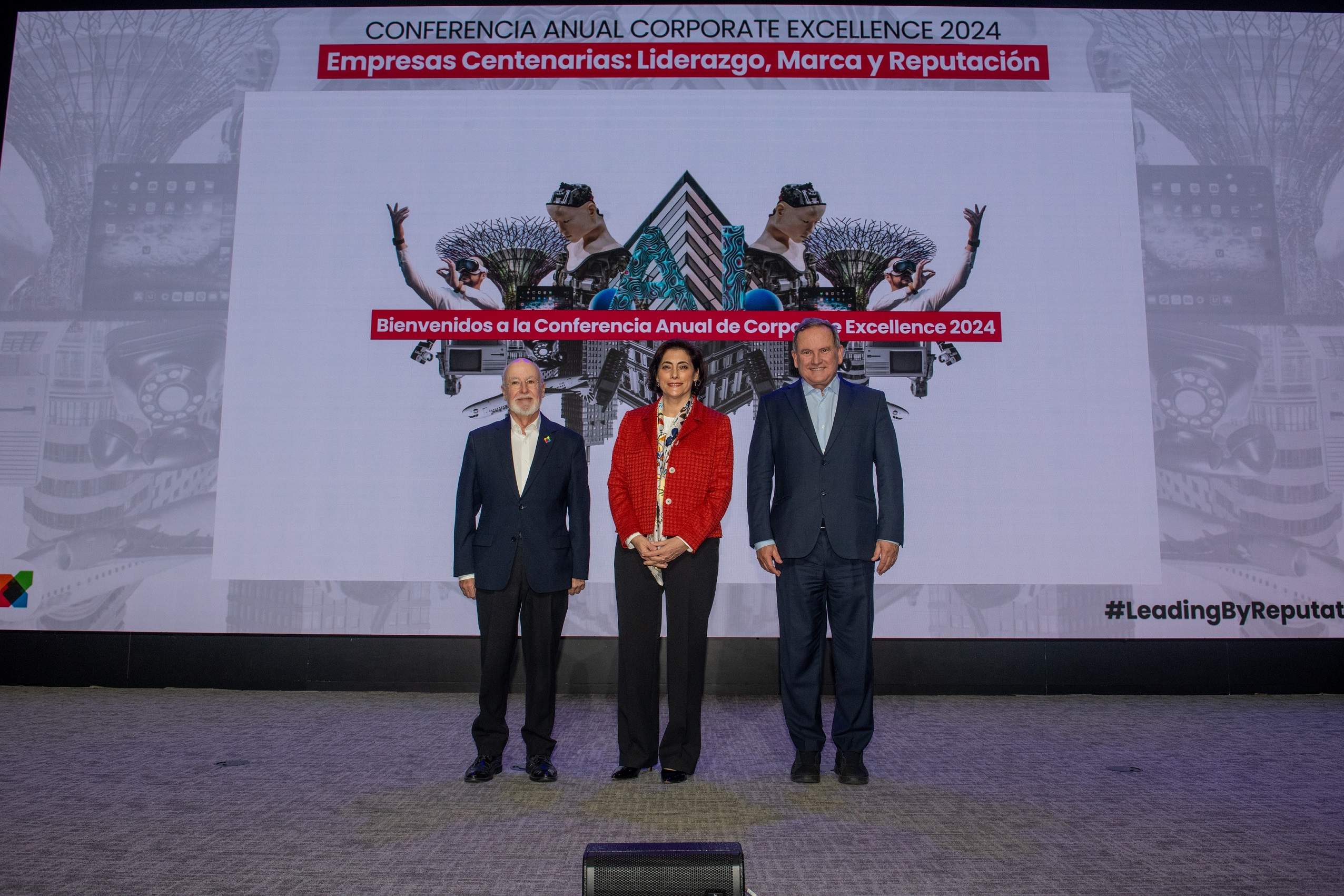 Ángel Alloza, María Luisa Martinez Gistau y Eduardo Navarro