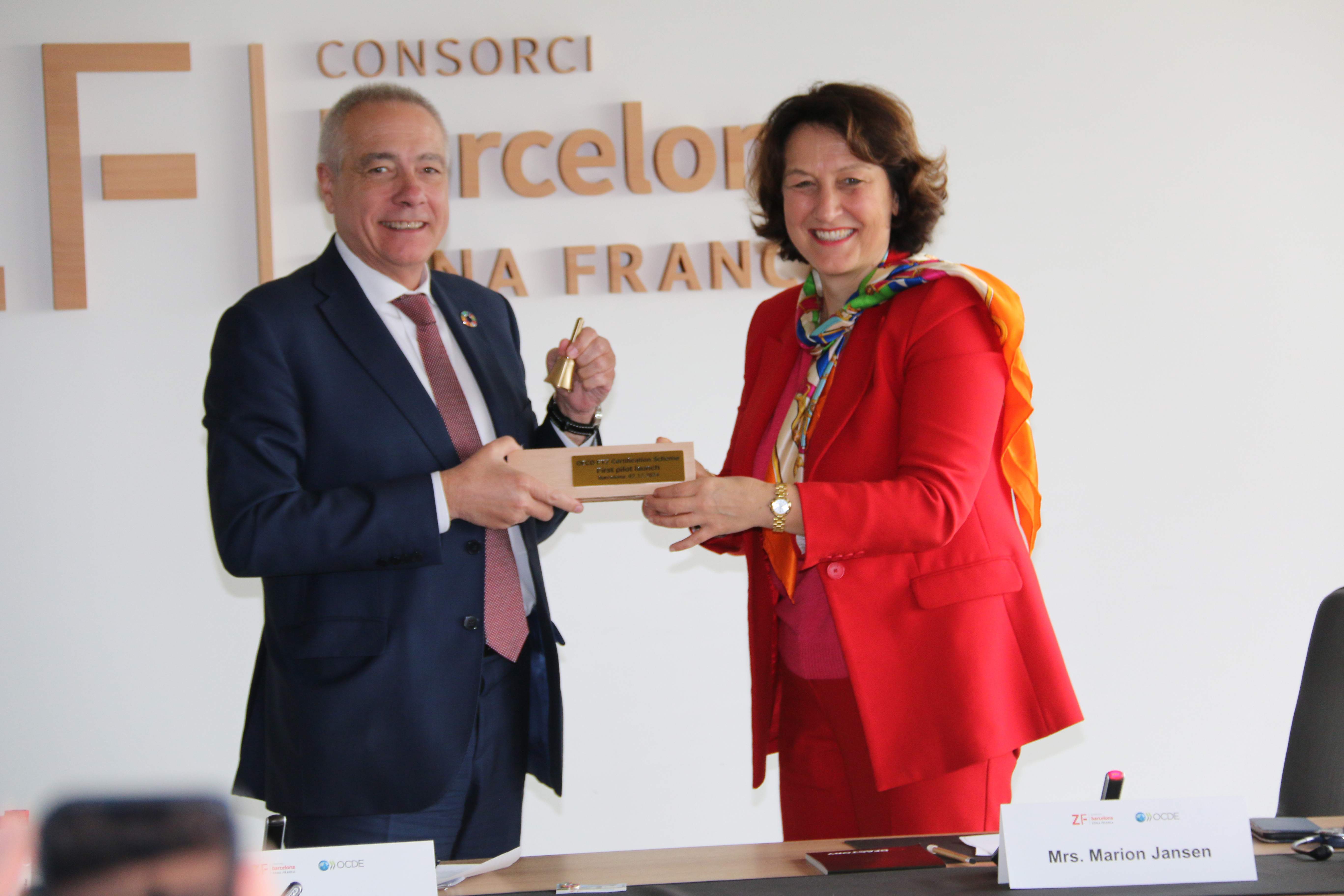 El Consorcio de la Zona Franca y la OCDE colaboran en un proyecto de seguridad