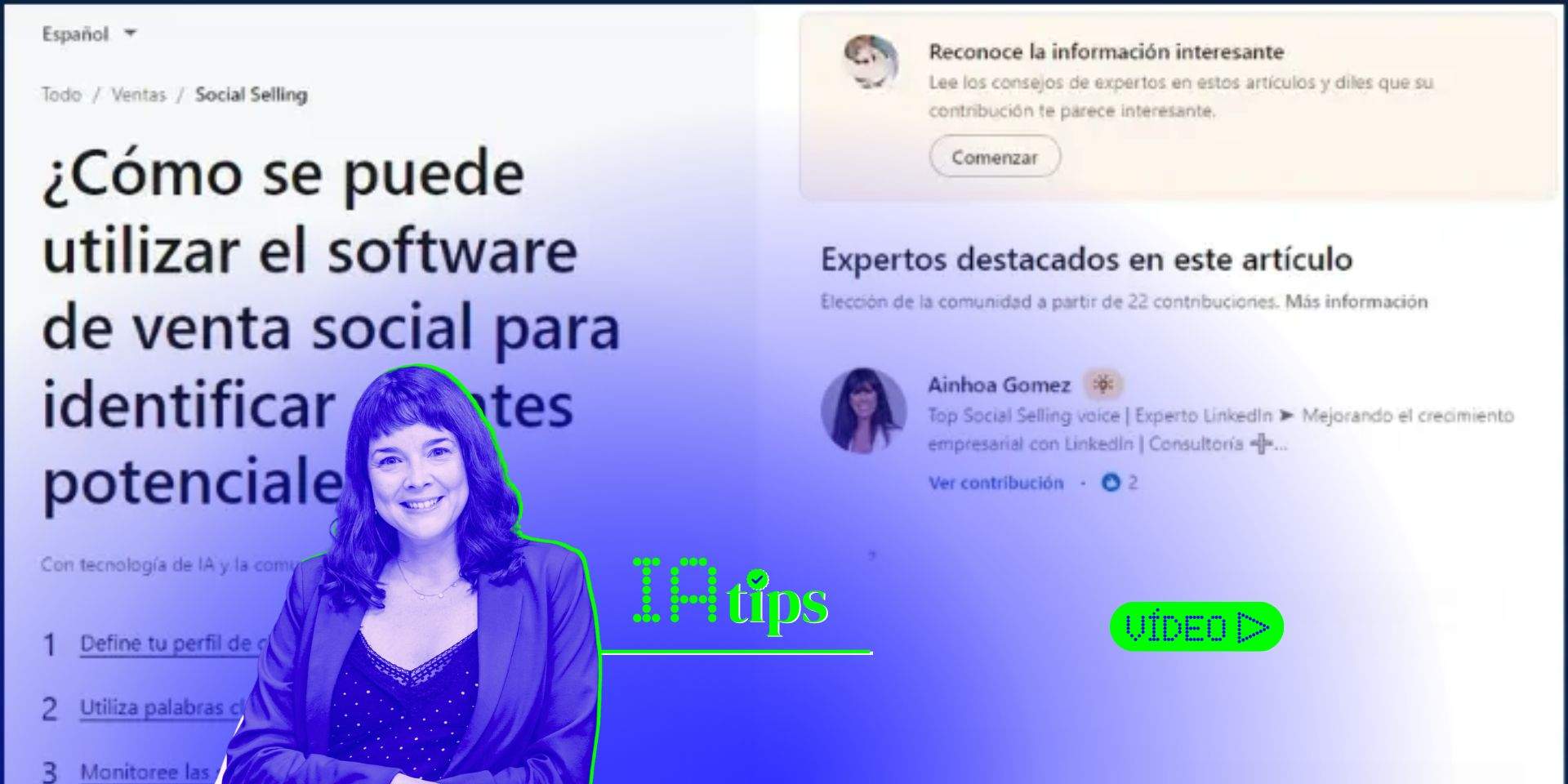¿Sabes cómo funcionan los artículos colaborativos de LinkedIn? Mejora el perfil con la IA