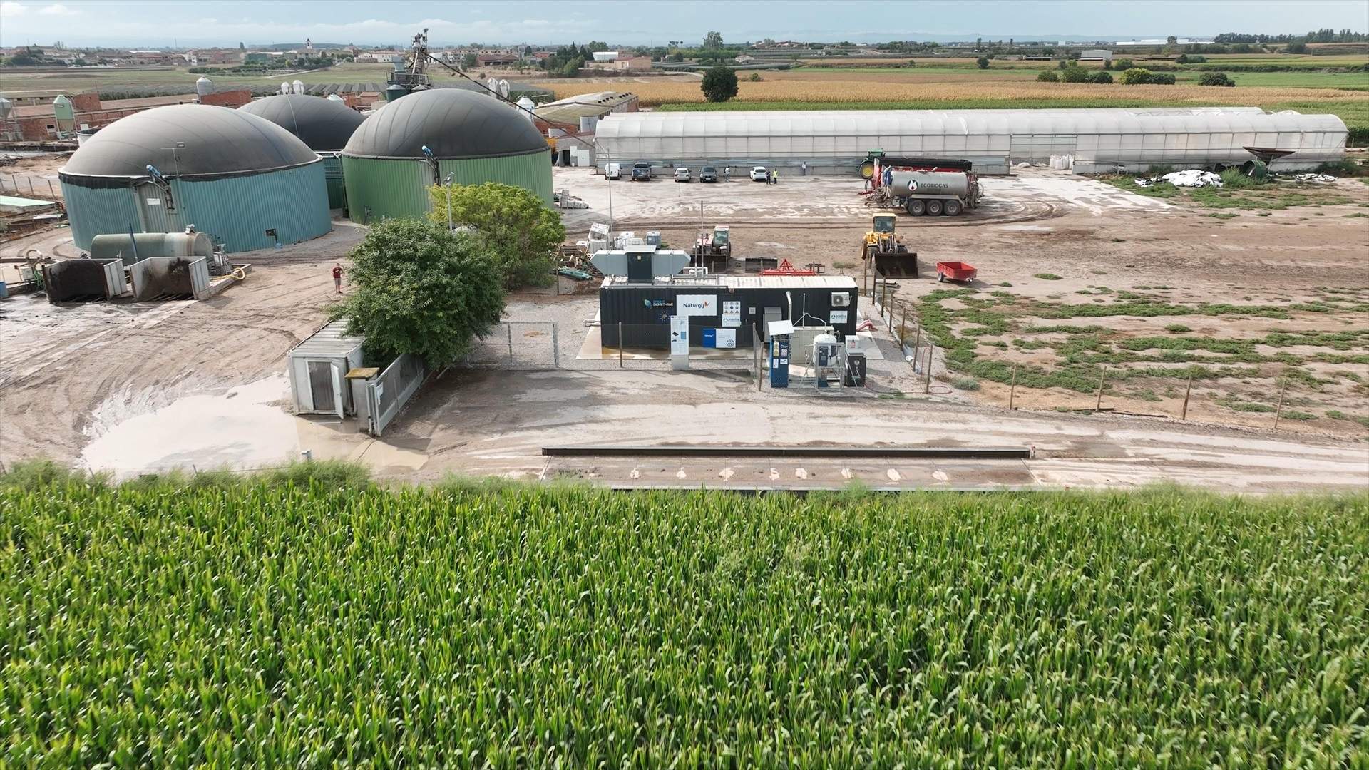 Naturgy firma una alianza para impulsar 30 plantas de biometano en España