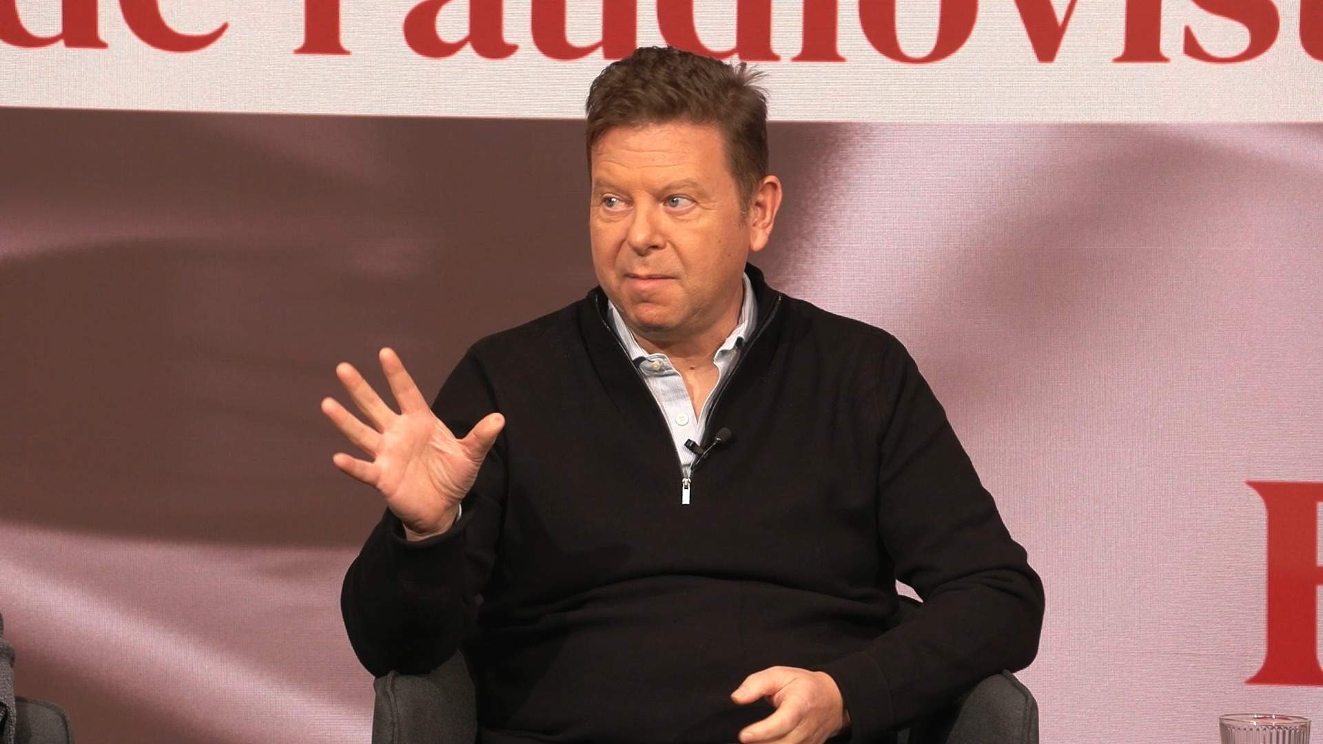 El director de Gestmusic (Banijay Iberia), Tinet Rubira, durant la seva intervenció a FOCUS ON