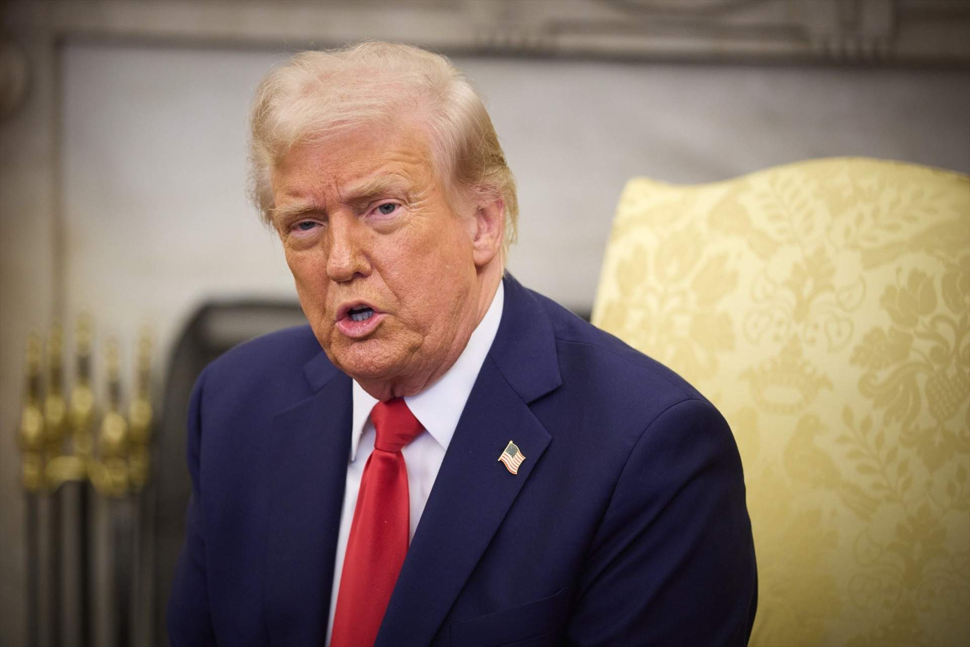 EuropaPress 6550145 handout 28 february 2025 us washington us president donald trump speaks to