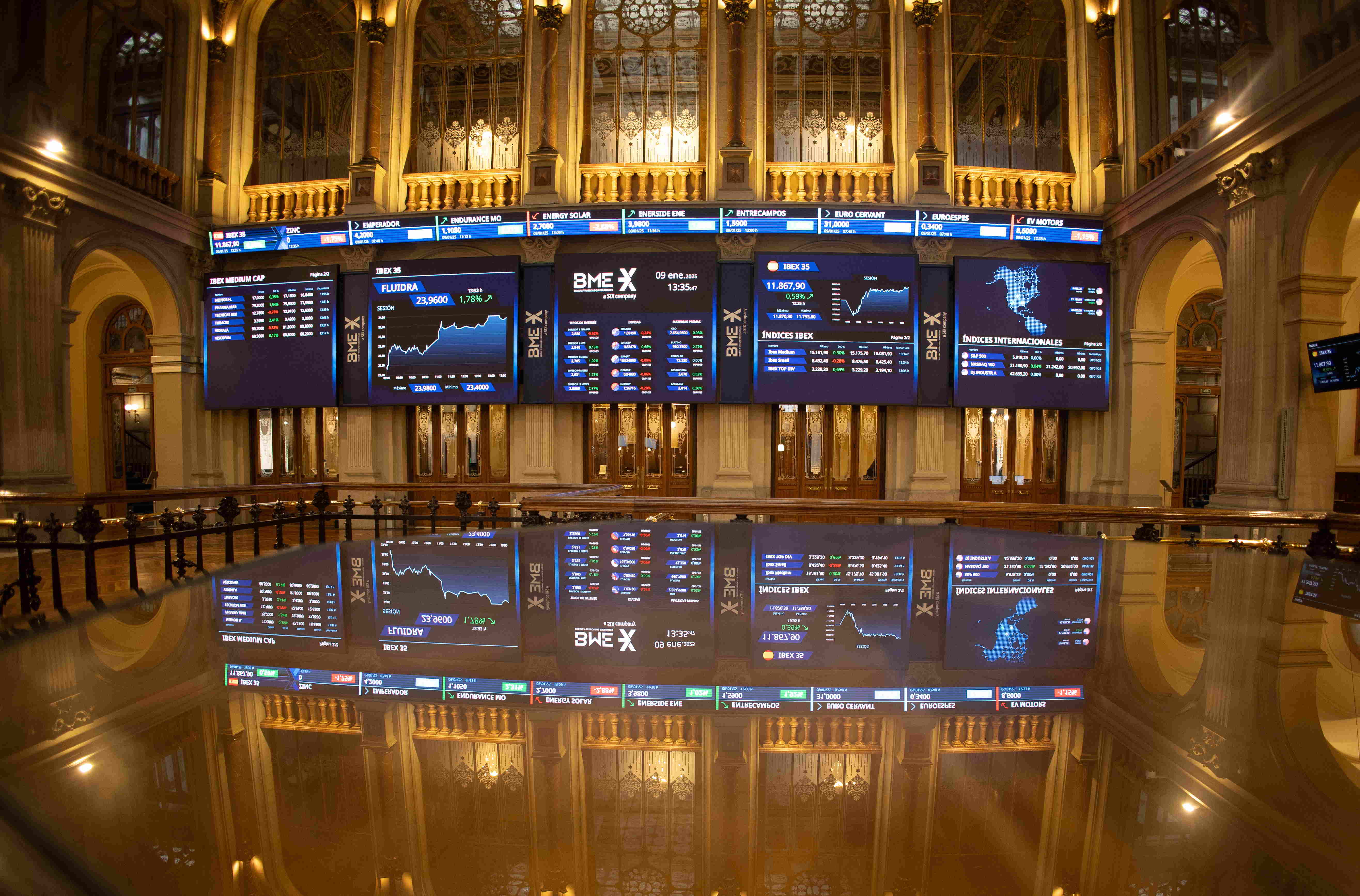L'Ibex-35 puja un 0,21% en la jornada, però perd el 0,67% en la setmana