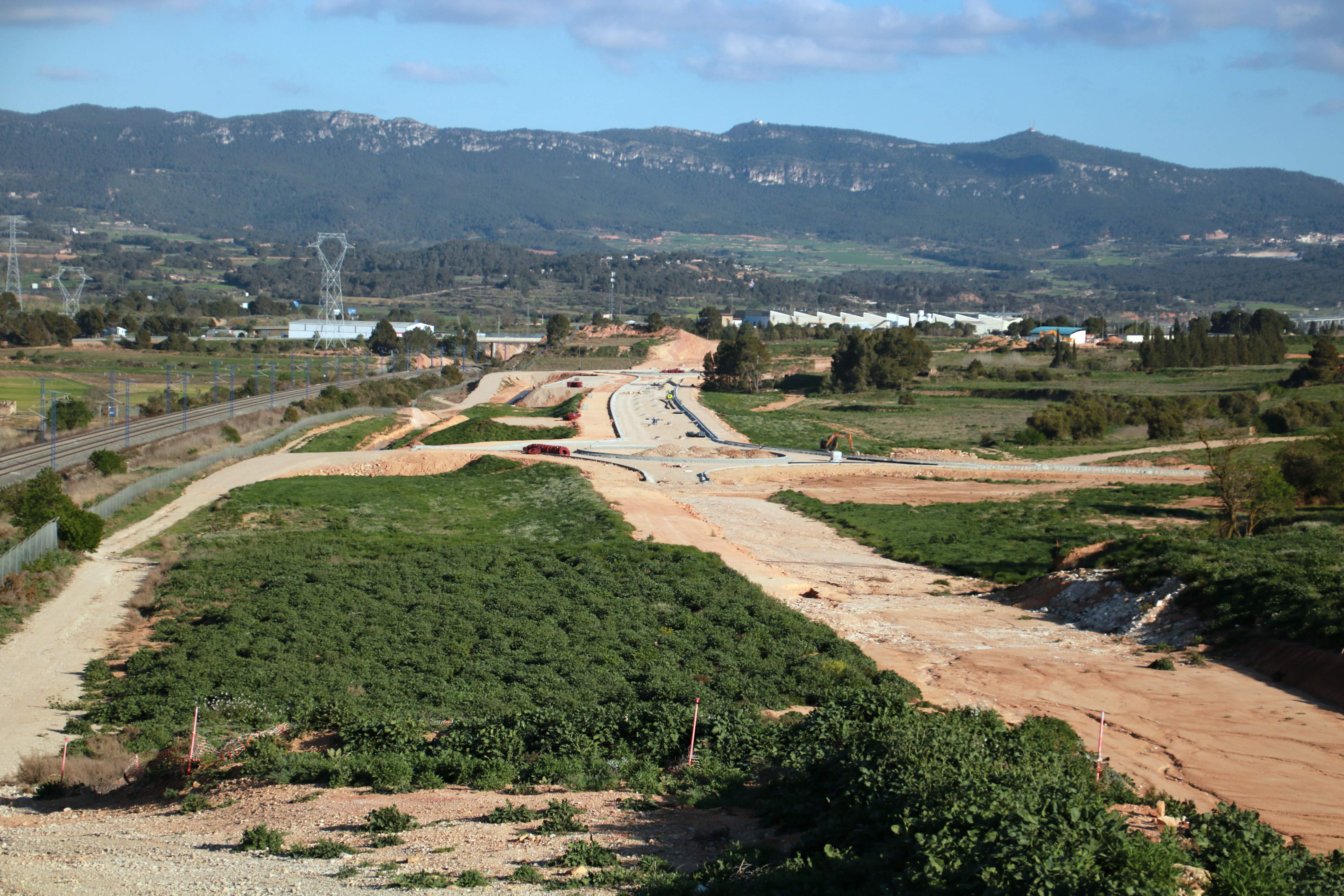Imatge d'una de les zones on anirà el nou polígon industrial que vol construir Ponentia. Mar Rovira / ACN