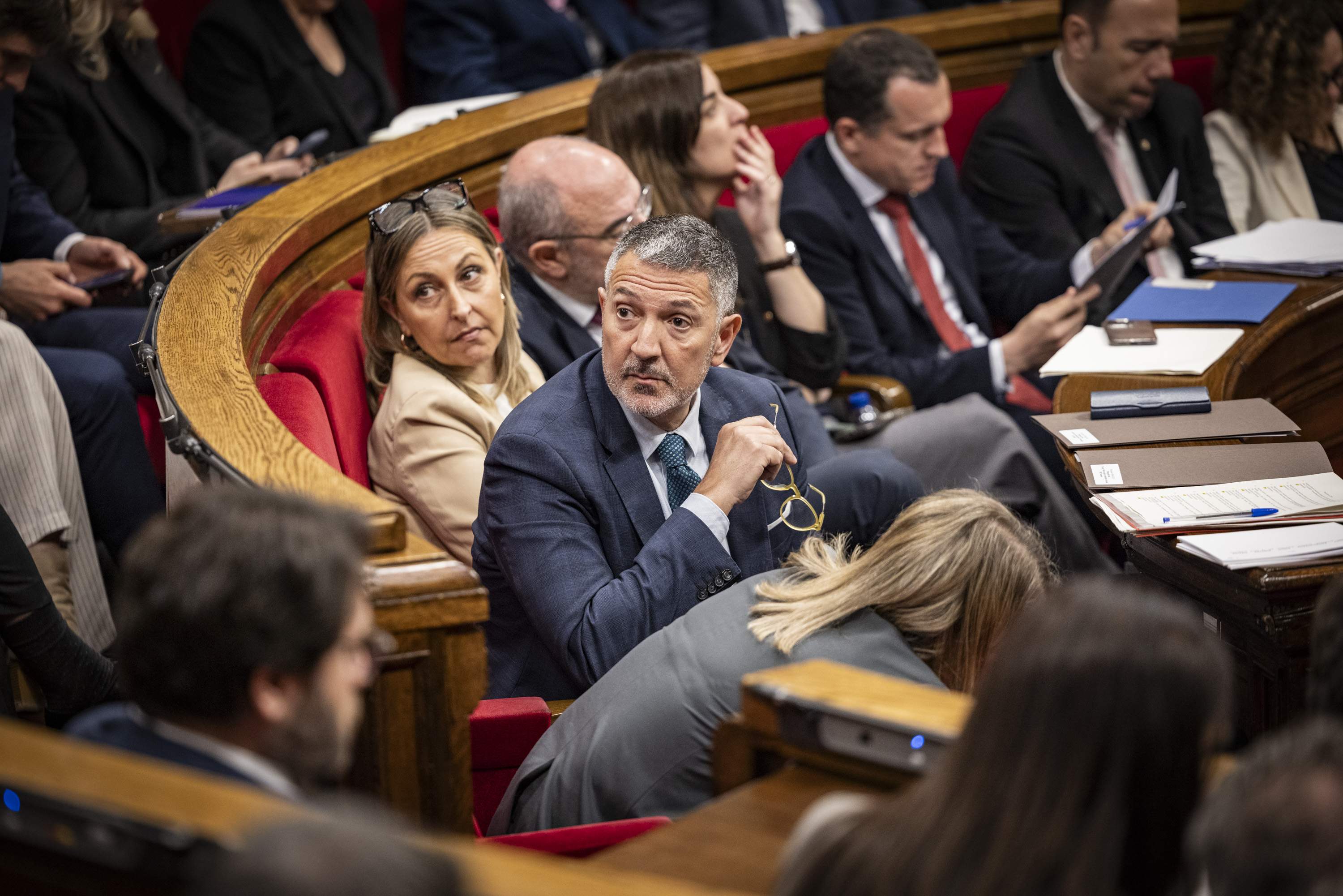Ple Parlament, sessió control samper treball / Foto: Carlos Baglietto