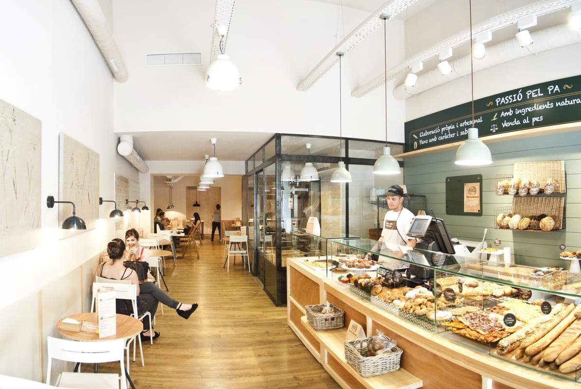 INTERIOR DE UNO DE LOS ESTABLECIMIENTOS DE SANTAGLORIA EN BARCELONA. ©FOODBOX