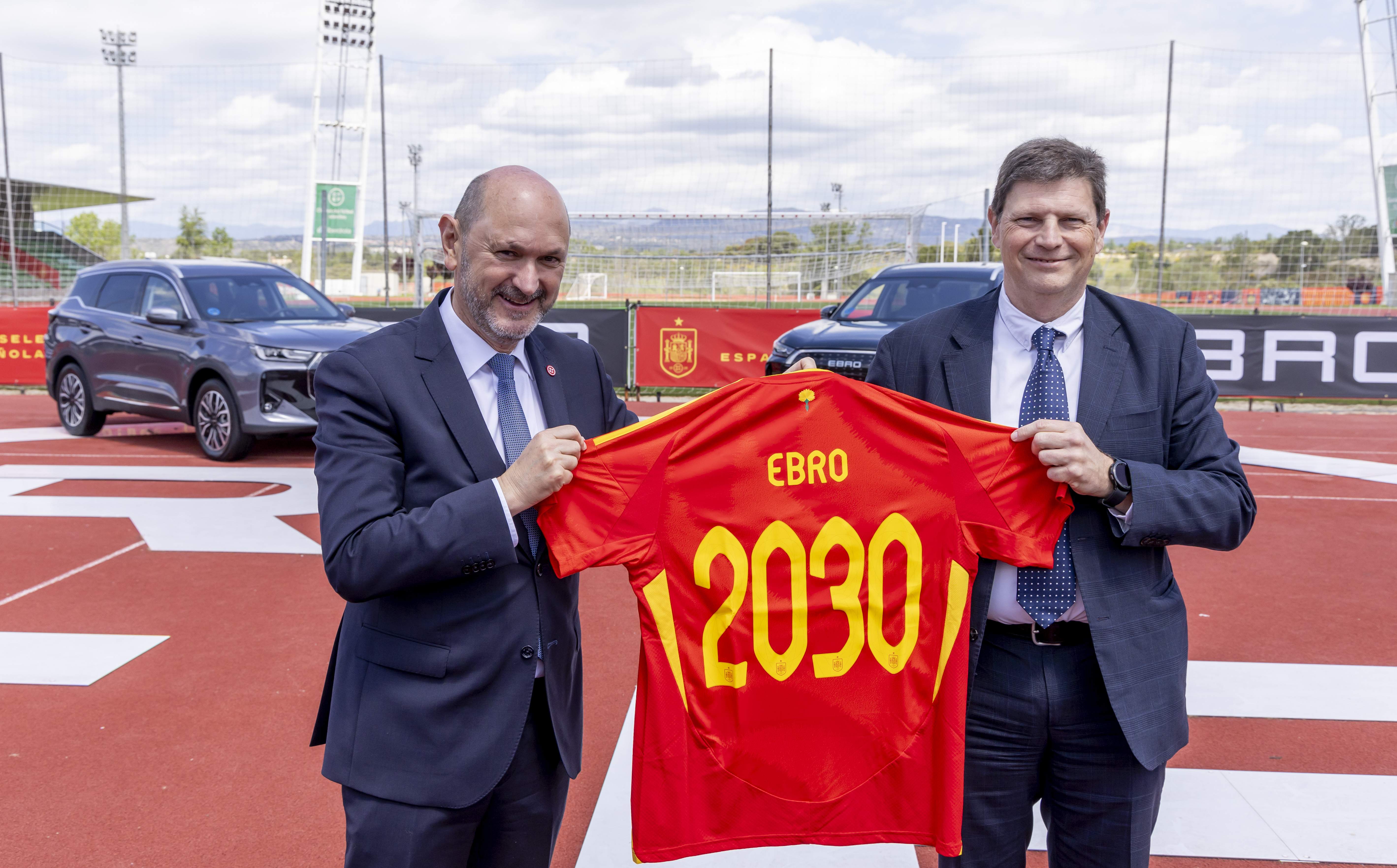 Ebro, nou cotxe oficial de la selecció espanyola de futbol