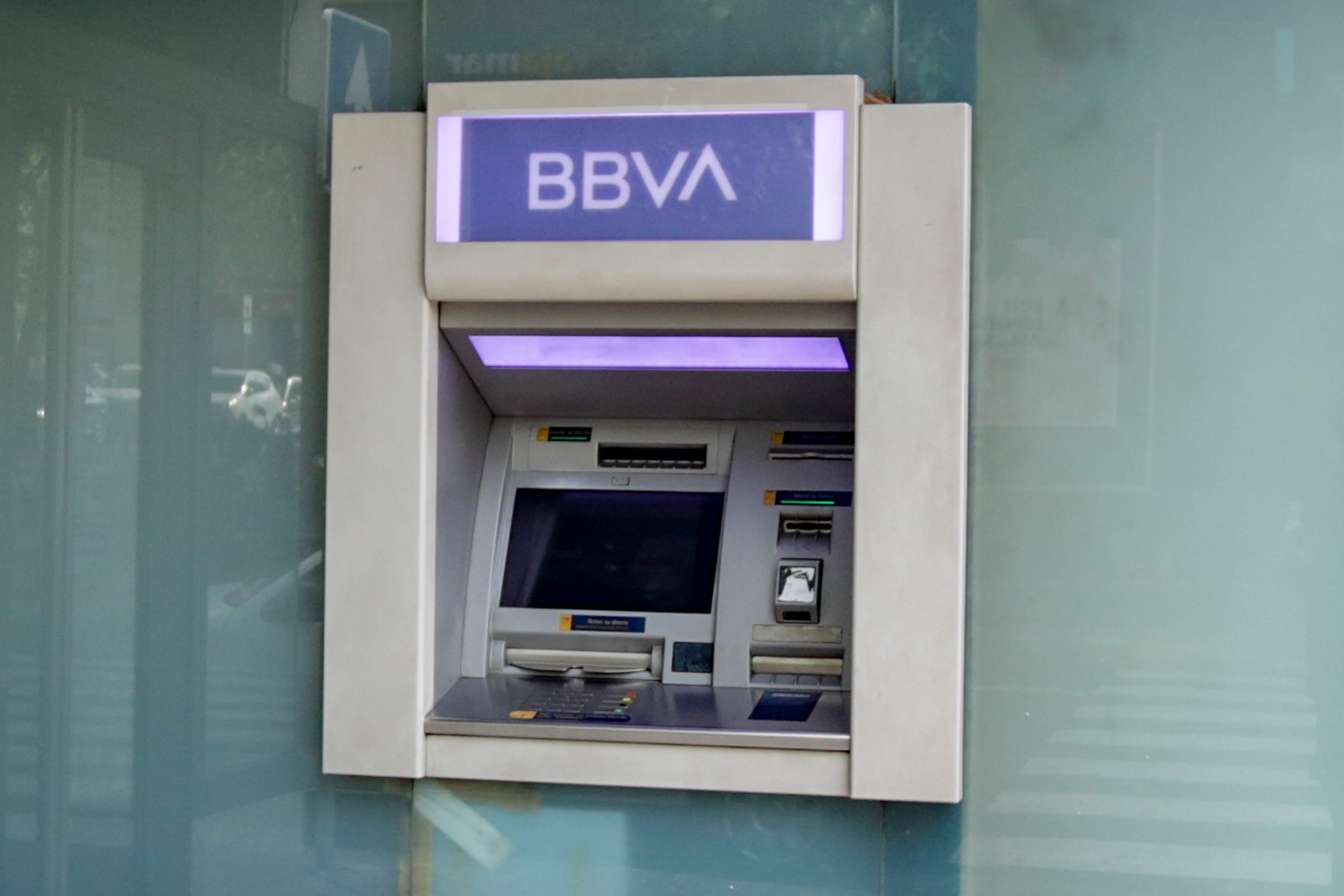 Un cajero del BBBVA. EP