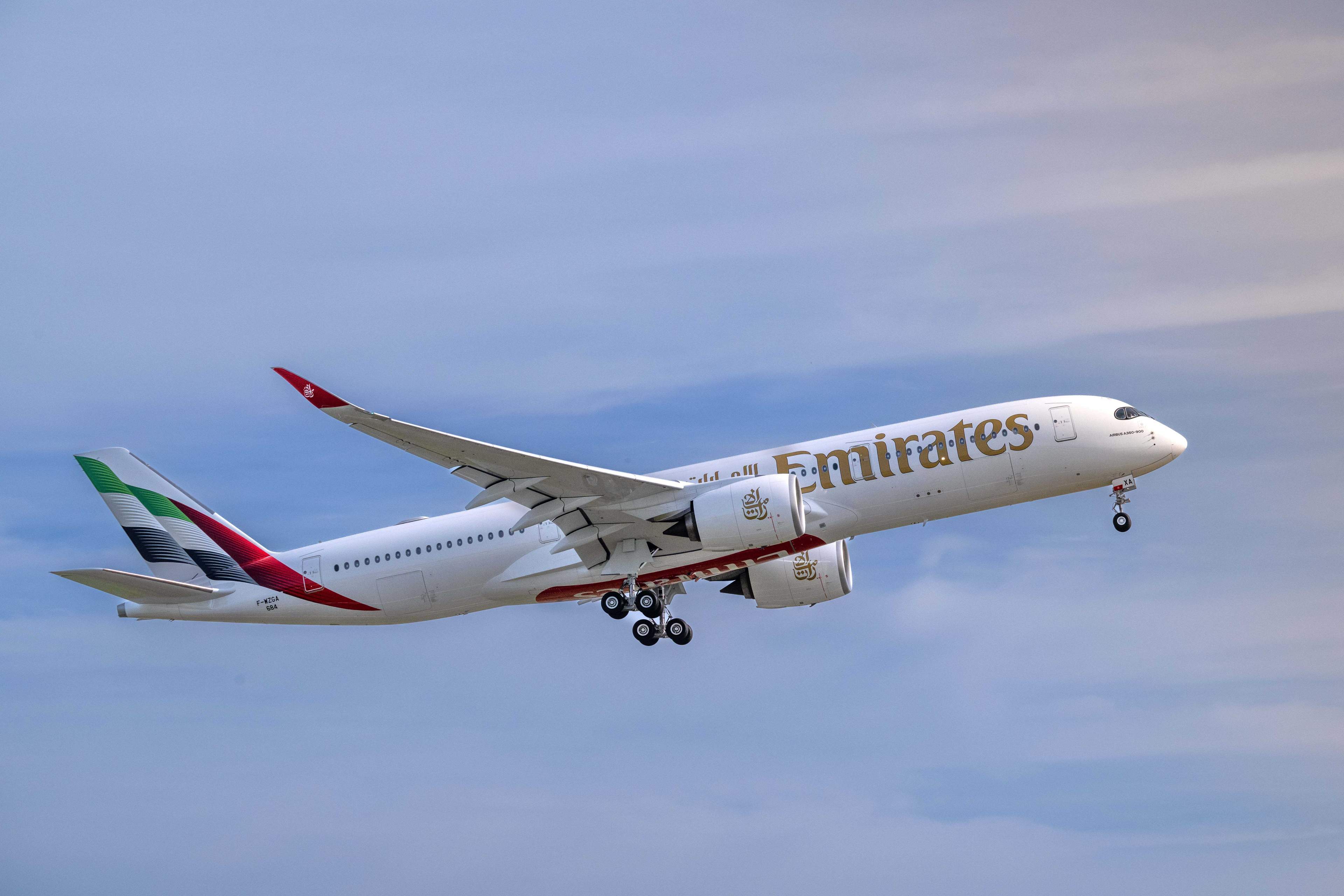 Una avión de Emirtaes. EP