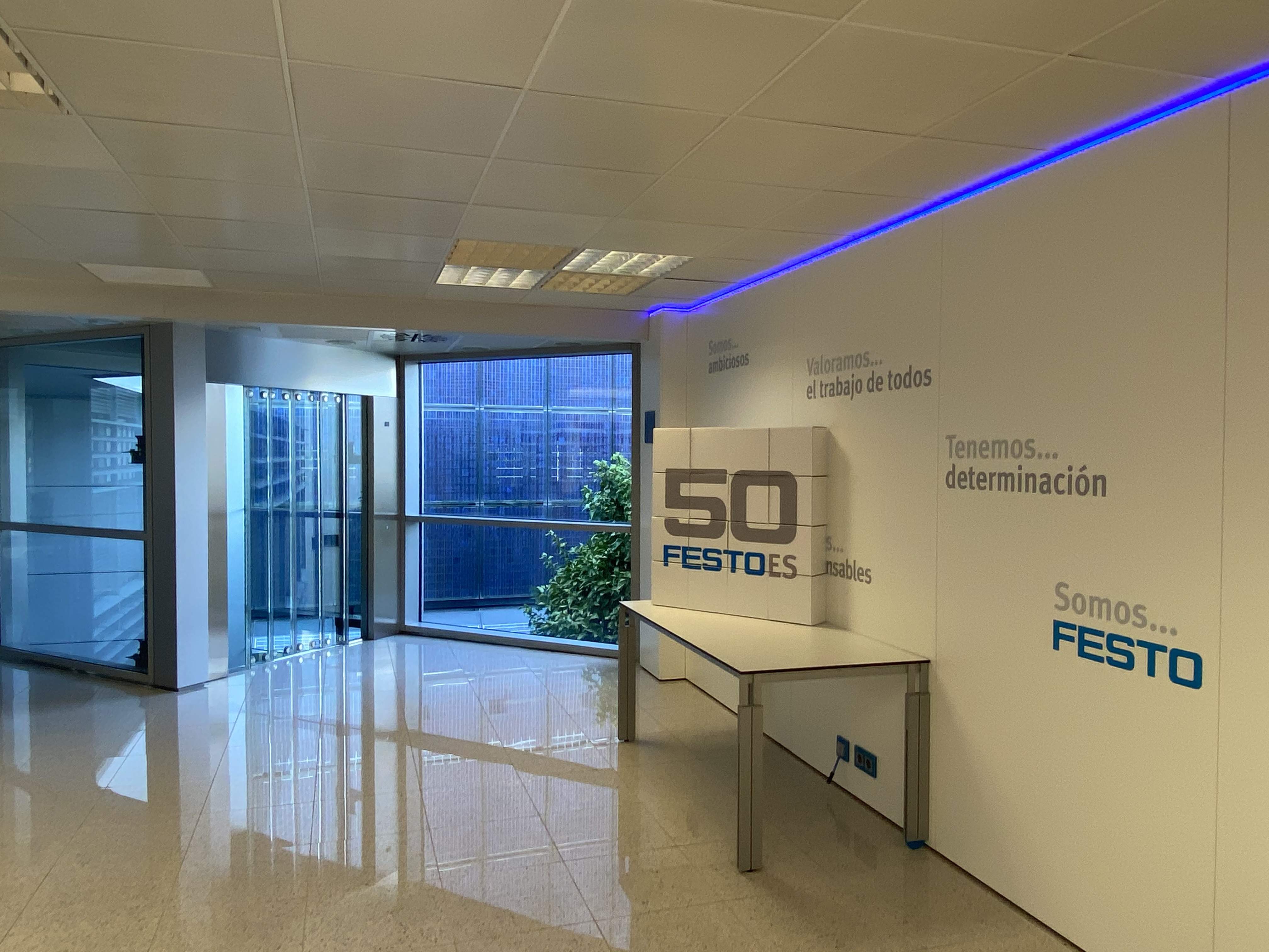 Festo redimensiona el 'hub' de Barcelona con tecnología, personal y nuevas áreas Festo redimensiona el 'hub' de Barcelona con tecnología, personal y nuevas áreas