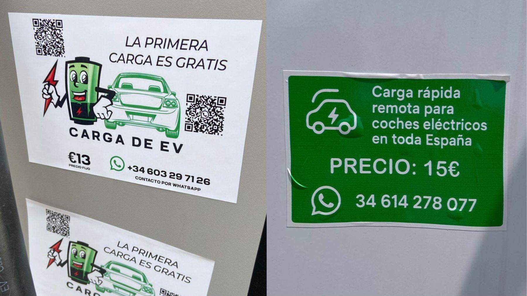 Pegatinas fraudulentes