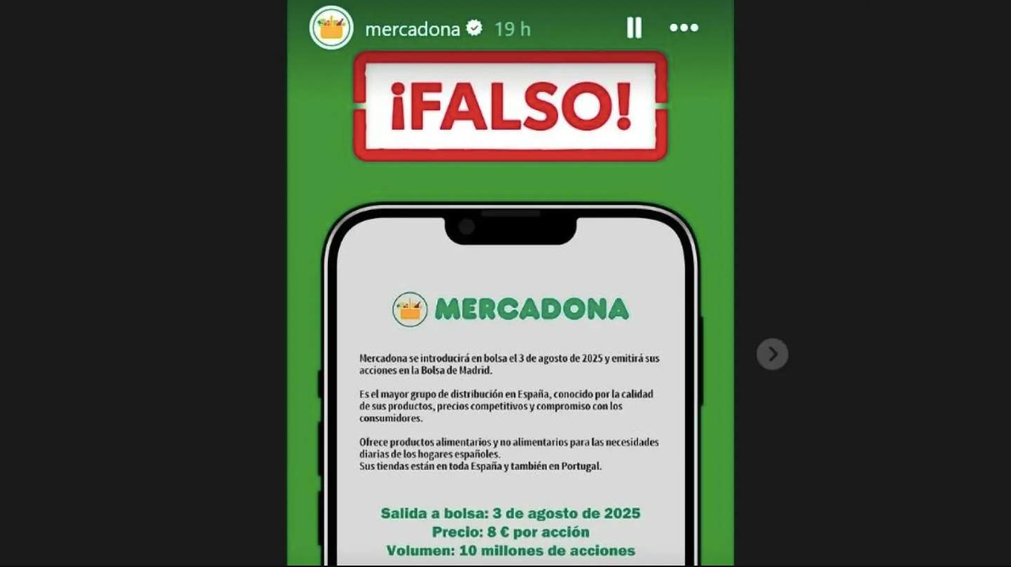 Mercadona desmenteix el rumor fals de la seva sortida a borsa