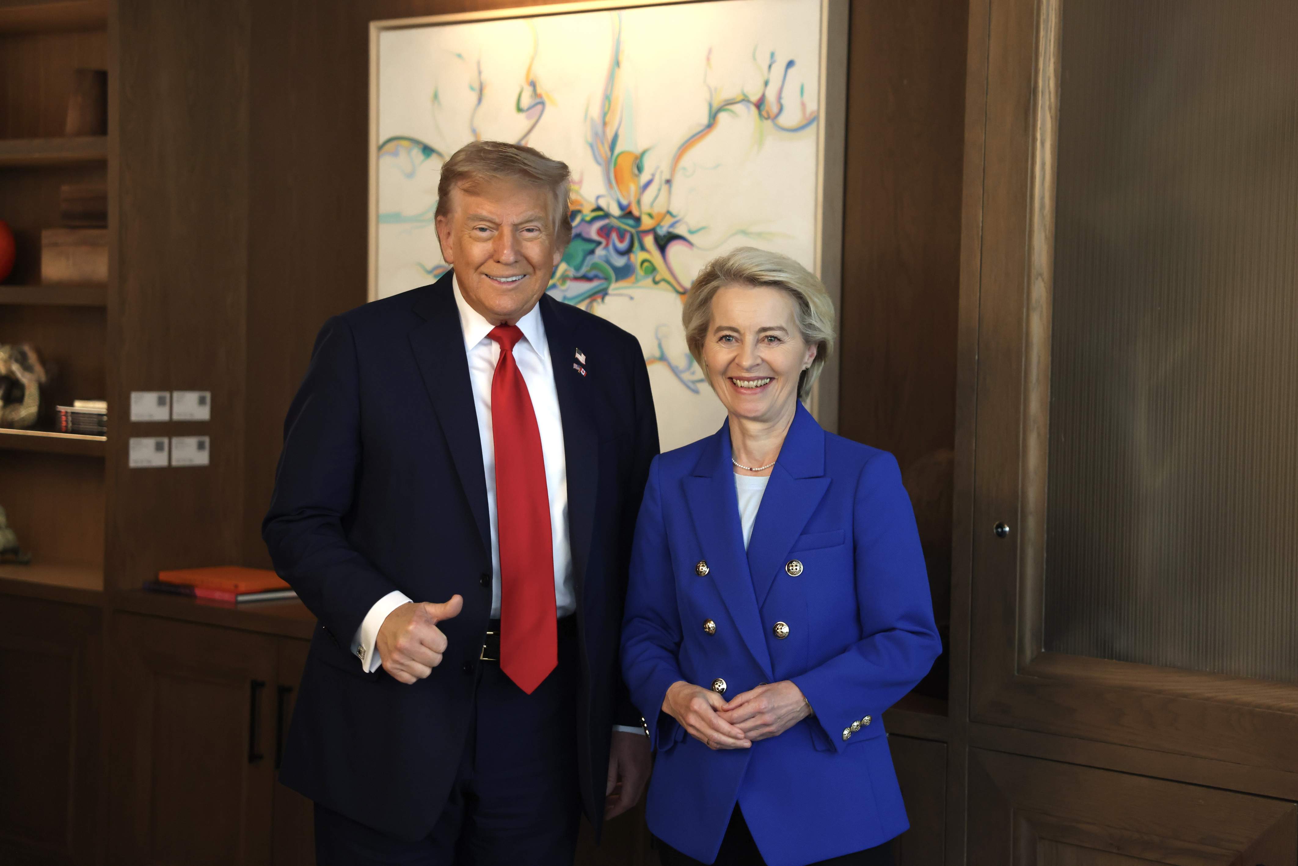 Acord pels aranzels: Trump i Von der Leyen els deixen en el 15%