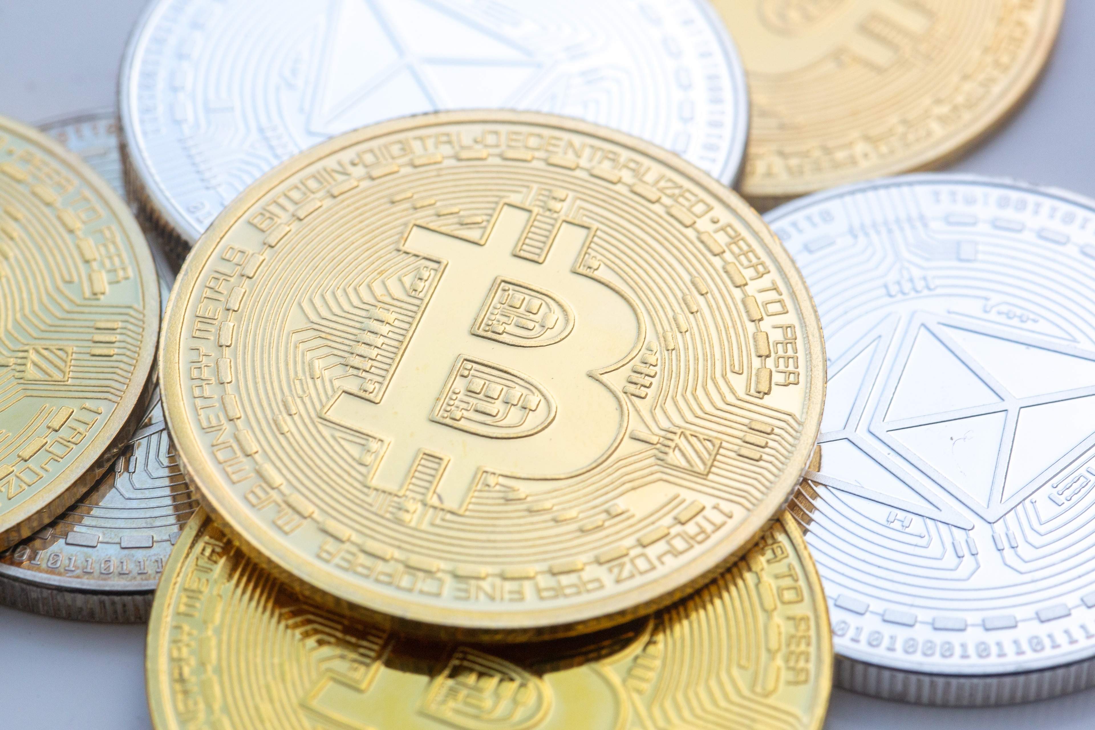 Imatge d'arxiu d'una moneda virtual