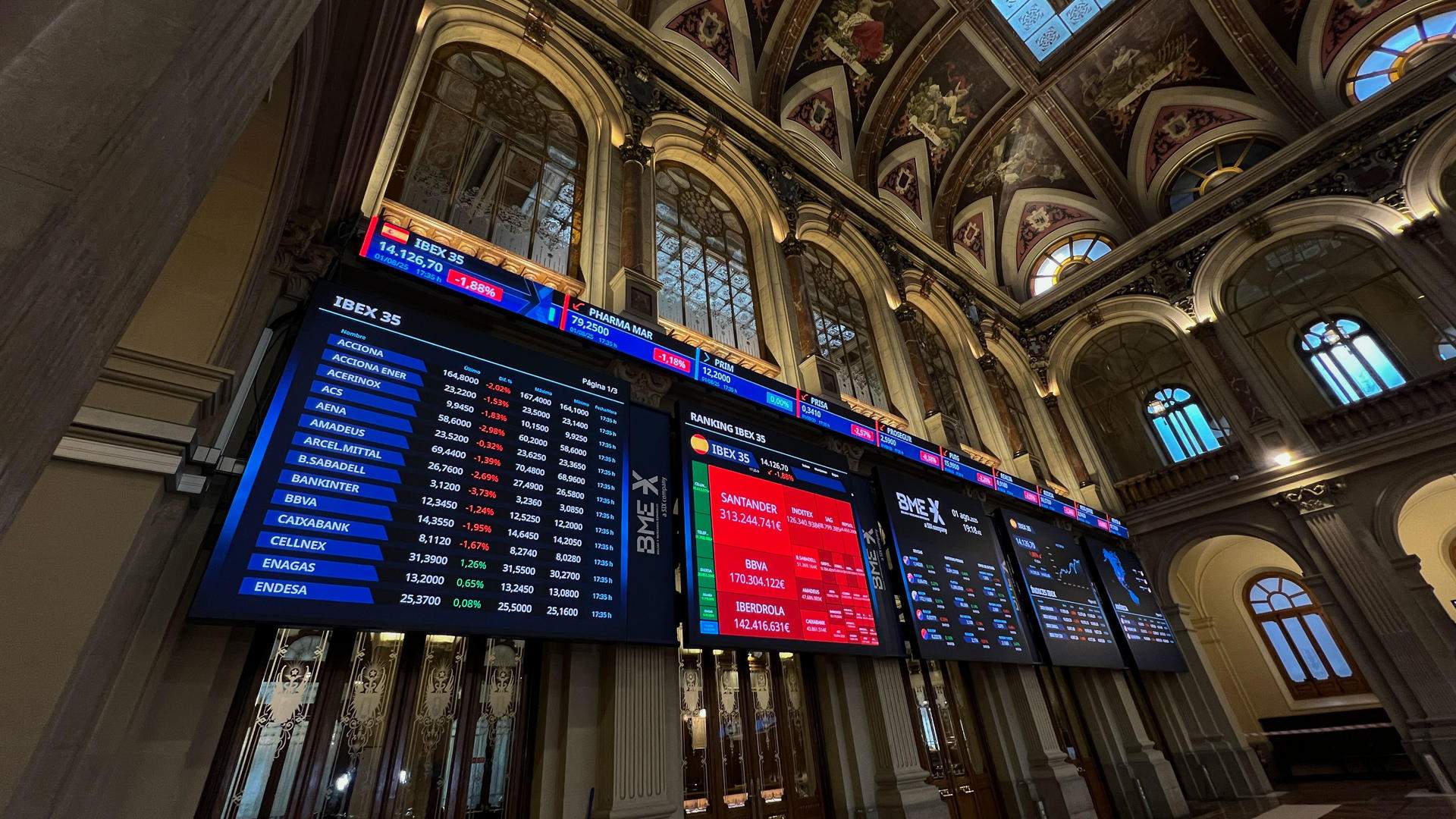Escalada setmanal de l'Ibex-35: puja gairebé un 5% i assoleix màxims de fa 17 anys