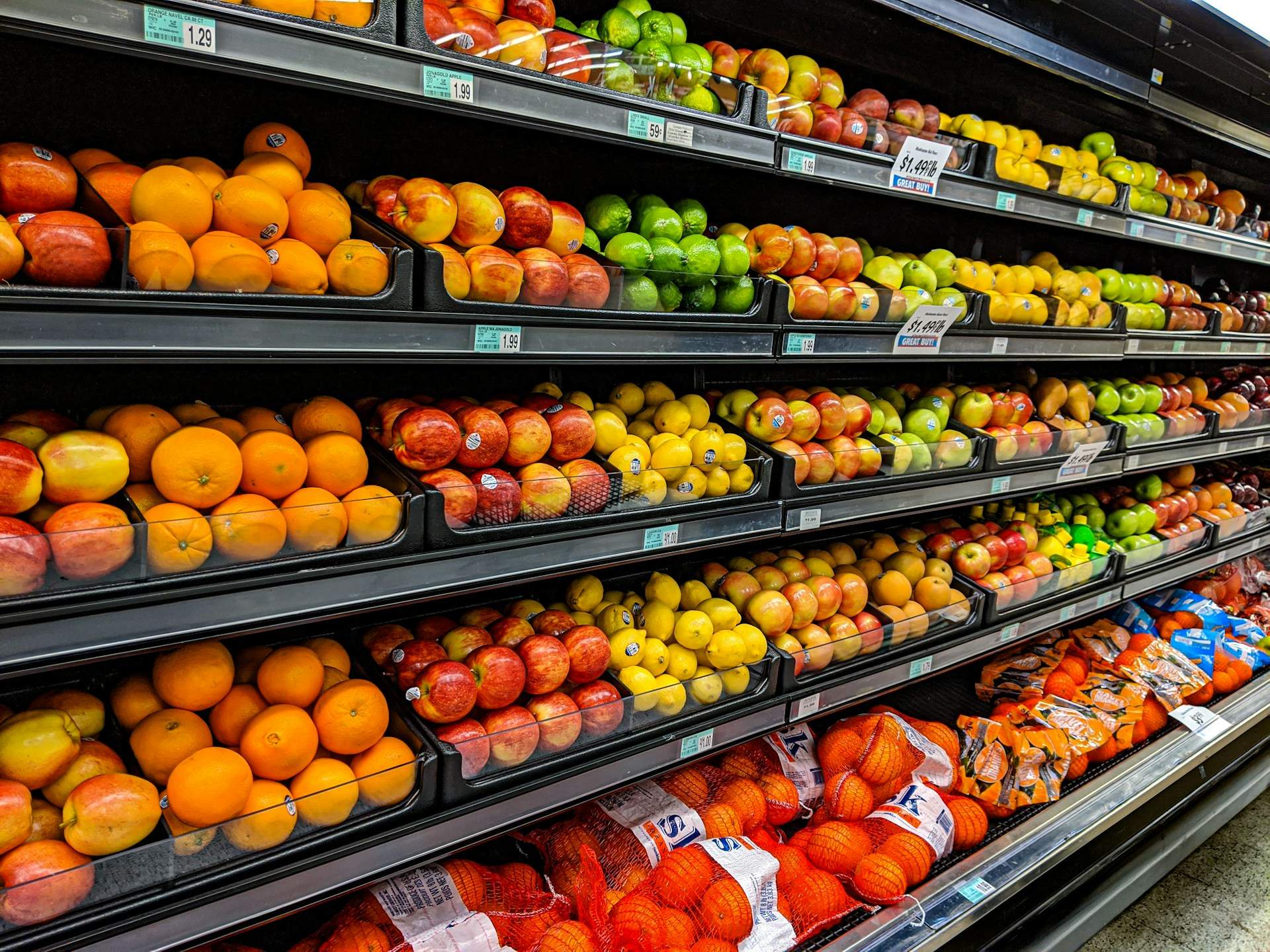 Fruta supermercado / Foto: Unsplash