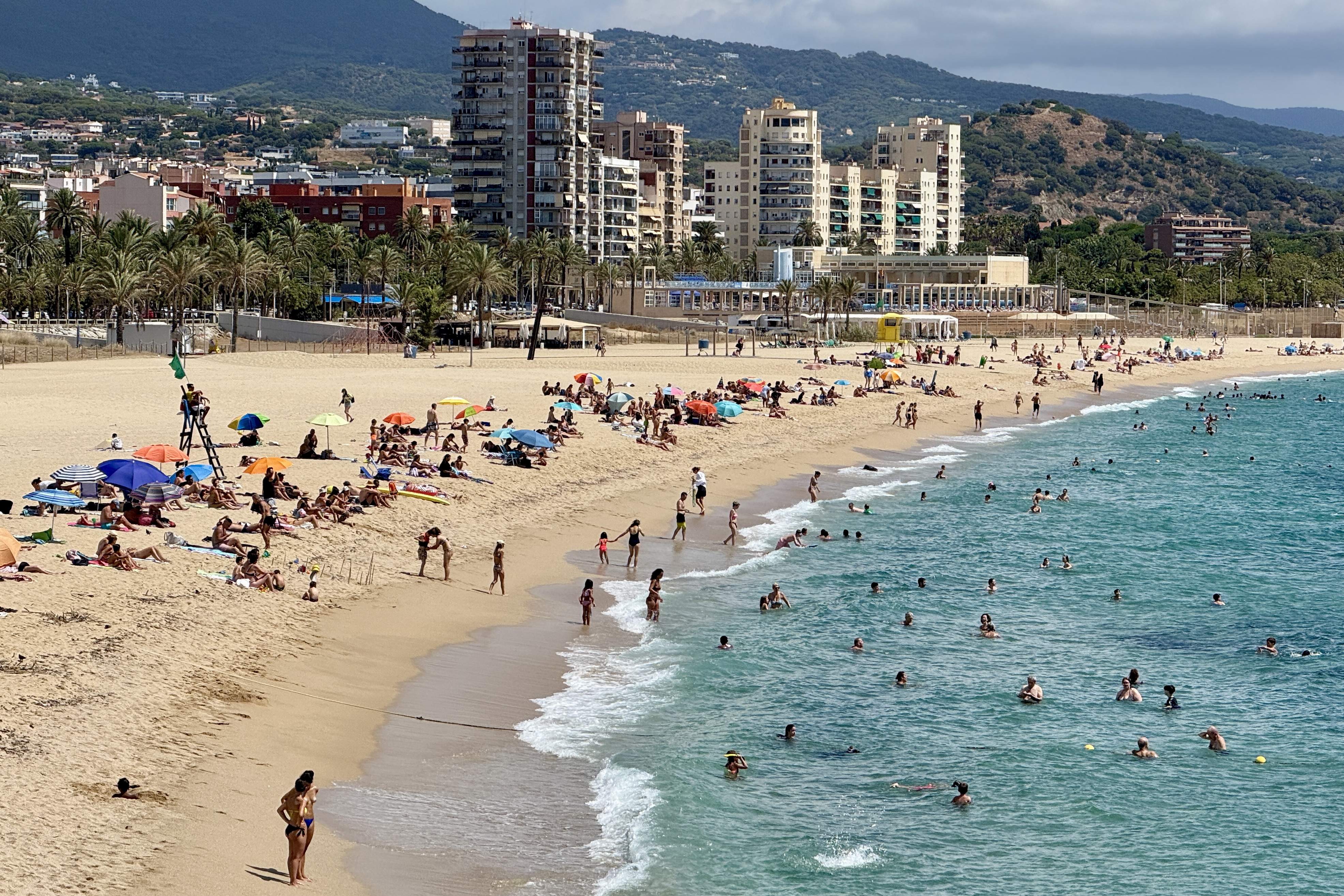 Imatge d'arxiu de la platja de Mataró