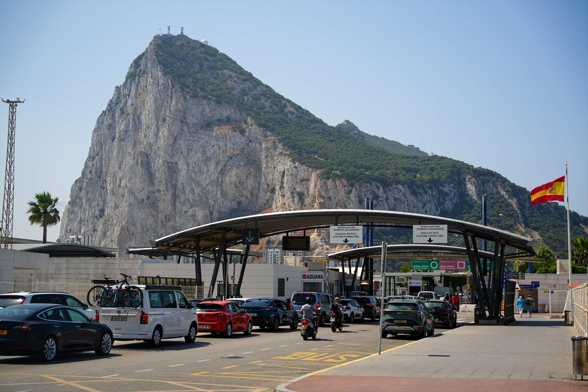 Frontera entre Espanya i Gibraltar / Europa Press