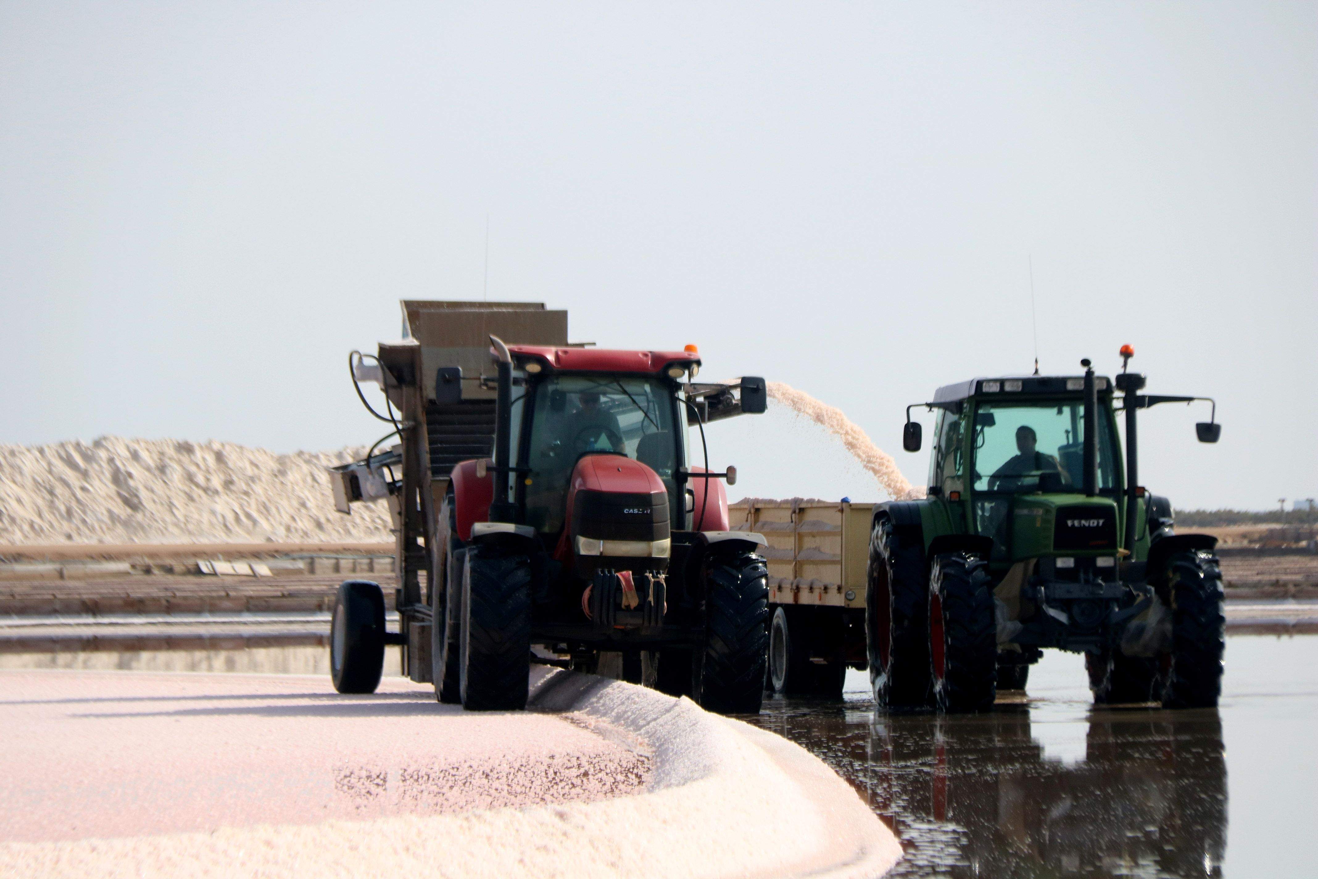 Los aranceles de Trump salpican también la sal del delta de l'Ebre
