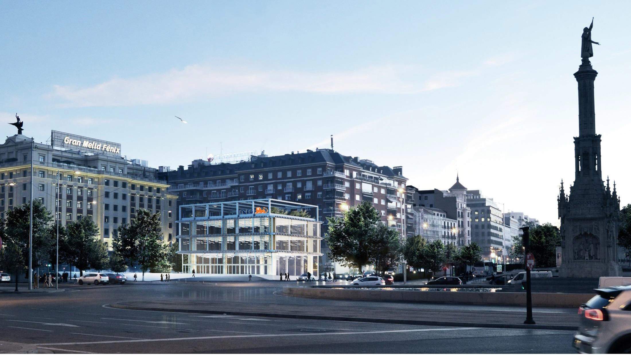 ING obrirà una 'flagship' de tres plantes a Madrid al costat de la de CaixaBank