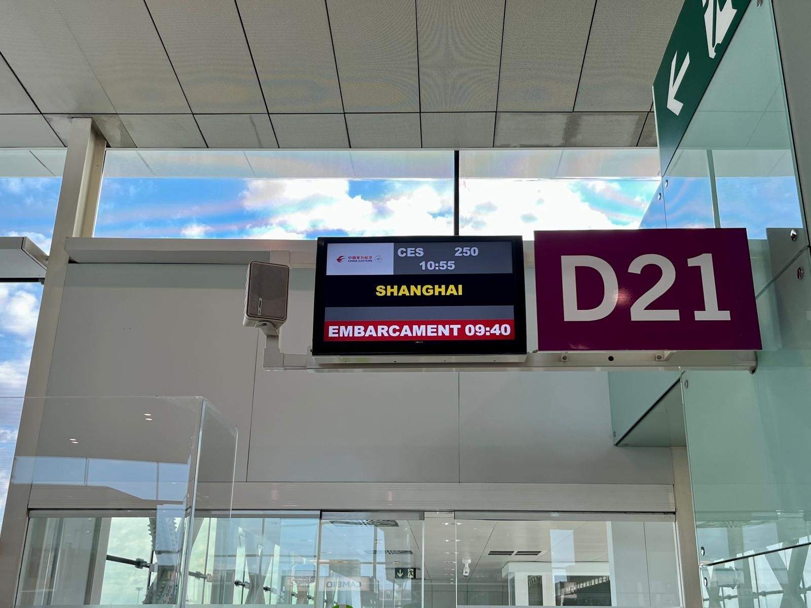 China Eastern abre 4 vuelos semanales directos de Barcelona a Shanghai