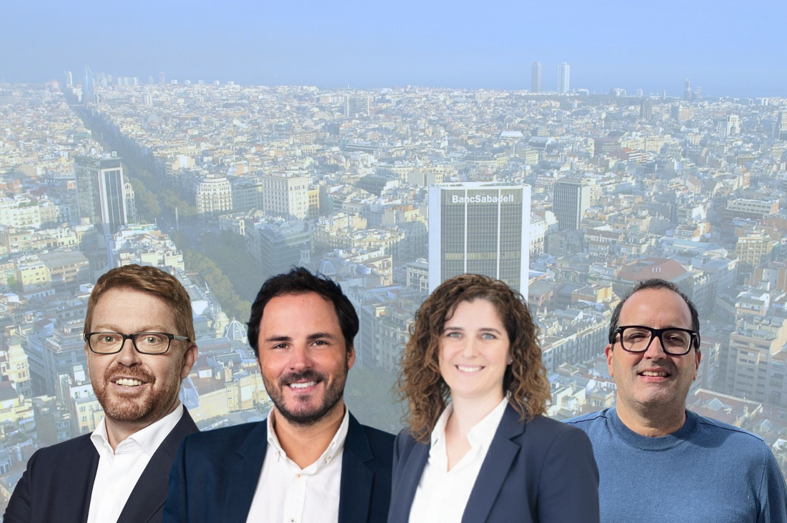 Imatge conjunta de Sergio Oslé (Mediapro), Nicolas Wein (Lidl), Patricia Elvira (Emsa) i Alberto Serfaty (Iberpotash)
