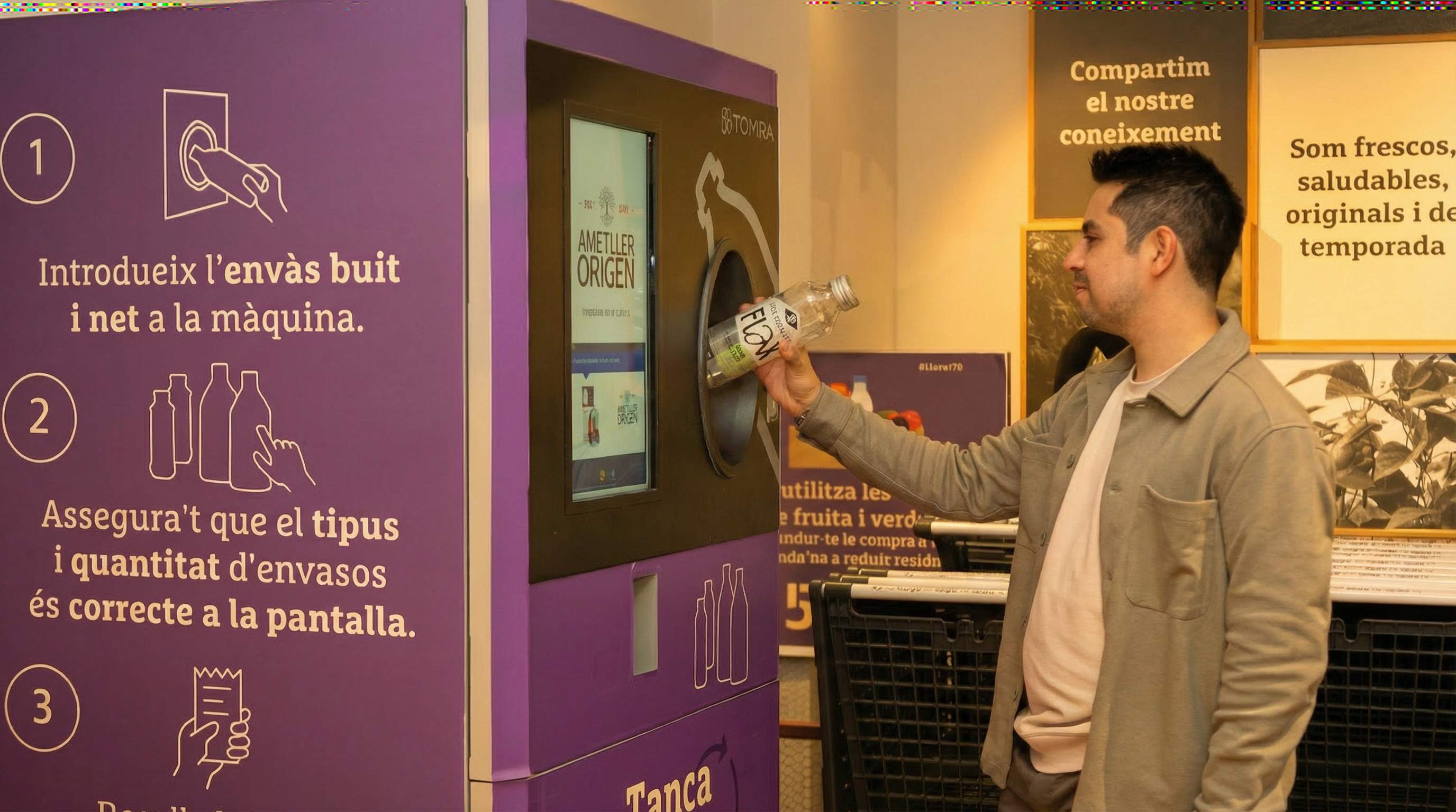 Ametller Origen inicia la recogida de envases reutilizables