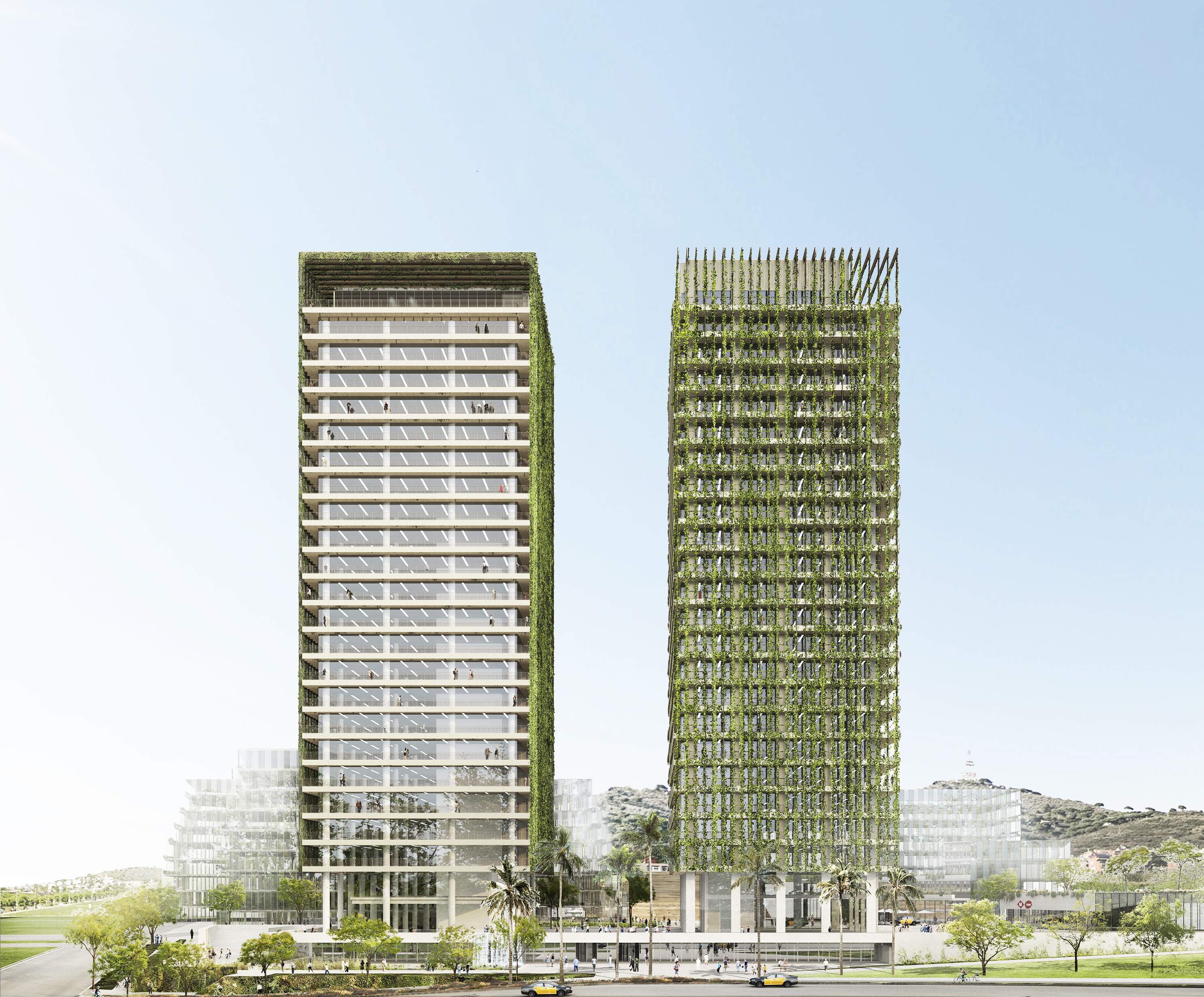 Porta Diagonal culmina su primer rascacielos en Esplugues y empieza el segundo