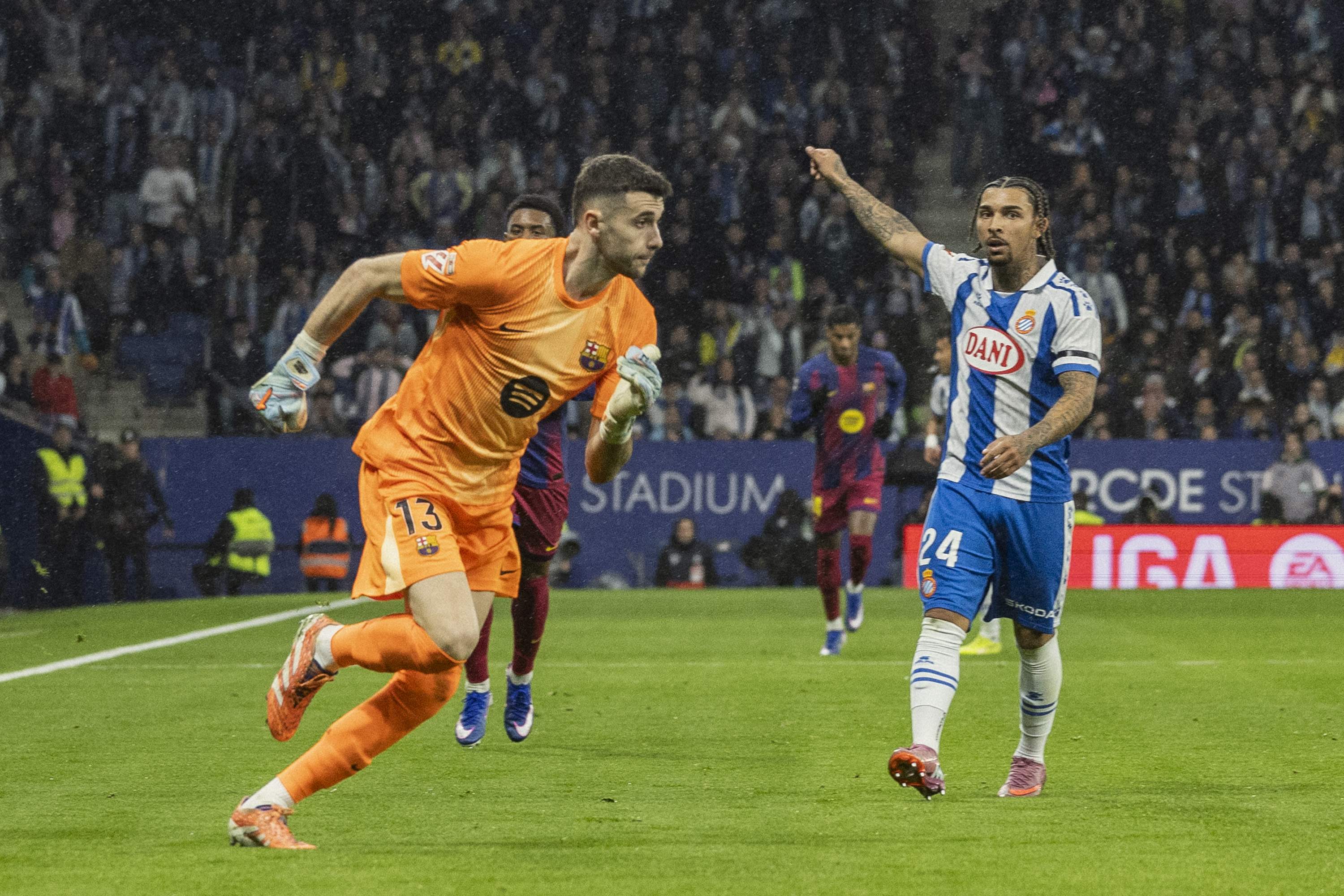 ESPANYOL BARÇA LLIGA20 Joan Garcia i Dolan / Foto: Carlos Baglietto