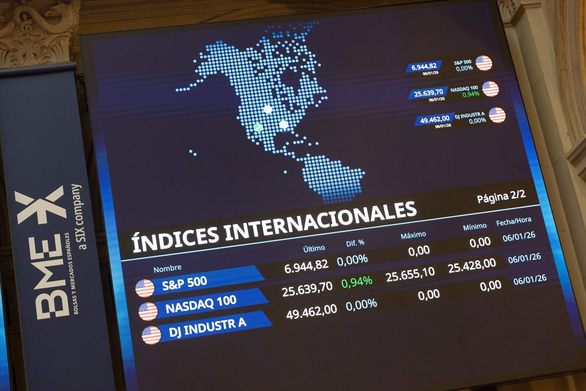 El Ibex-35 inaugura la semana con una caída del 1,1%